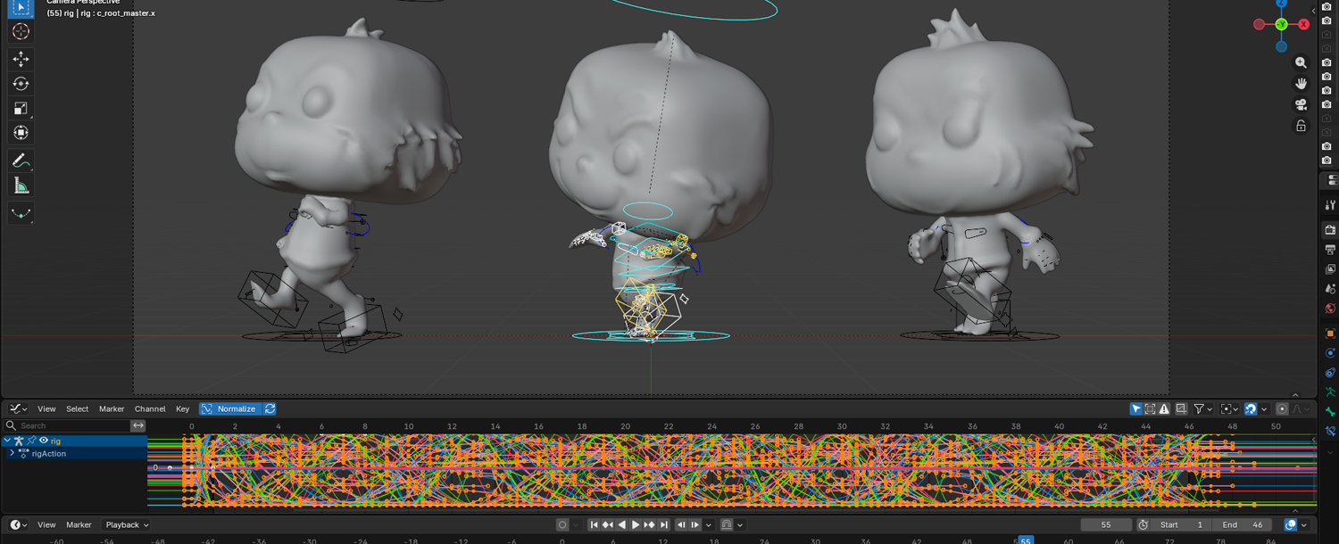 Моя часть в Новогодней Коллабе 2025 — Изображение №9 — Анимация на Dprofile