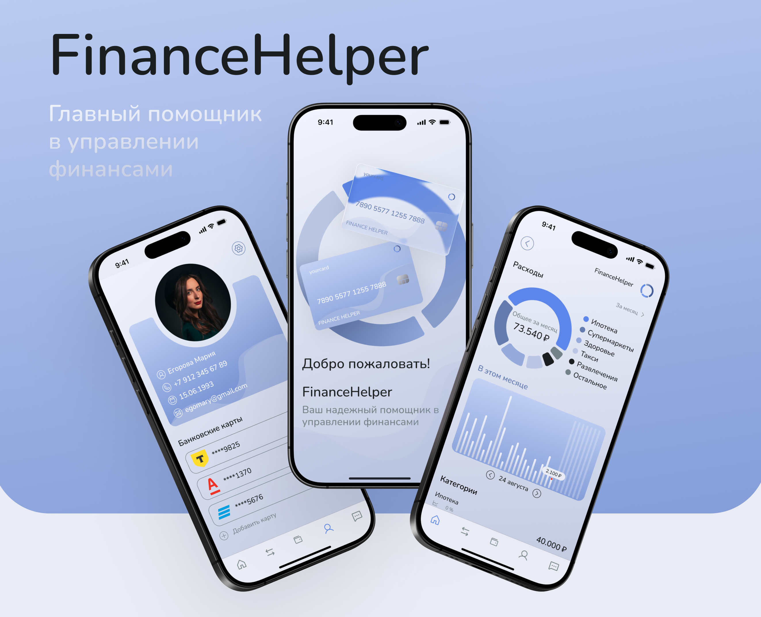 FinanceHelper | Мобильное приложение на Dprofile