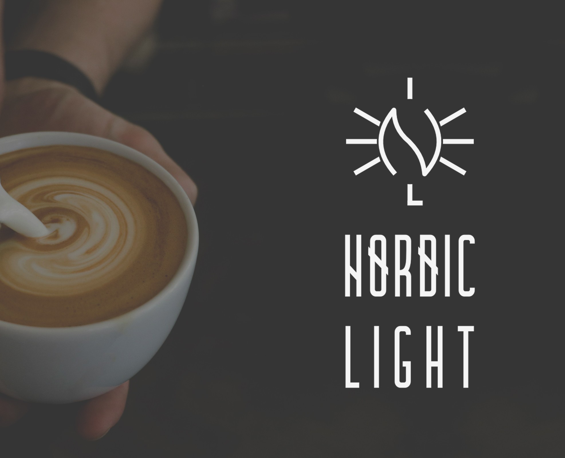 Брендинг кофейни "Nordic light" на Dprofile