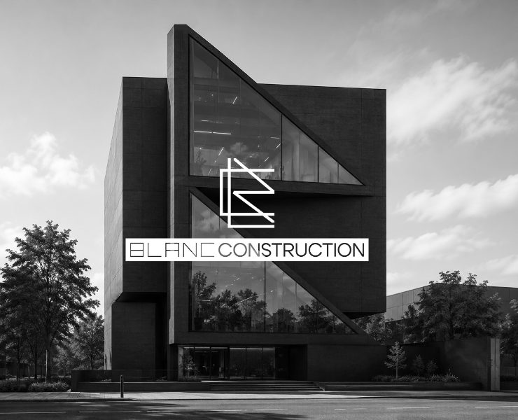 Логотип для строительной компании "Blanc Construction" на Dprofile