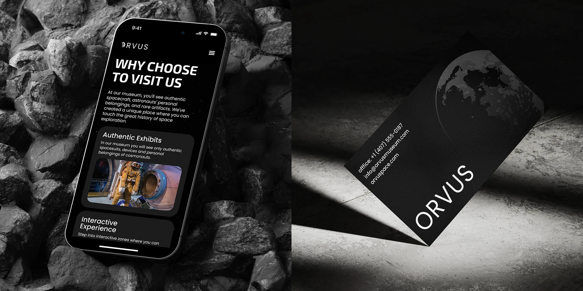 SPACE MUSEUM WEBSITE | UI/UX DESIGN | CORPORATE — Изображение №4 — Интерфейсы, Анимация на Dprofile