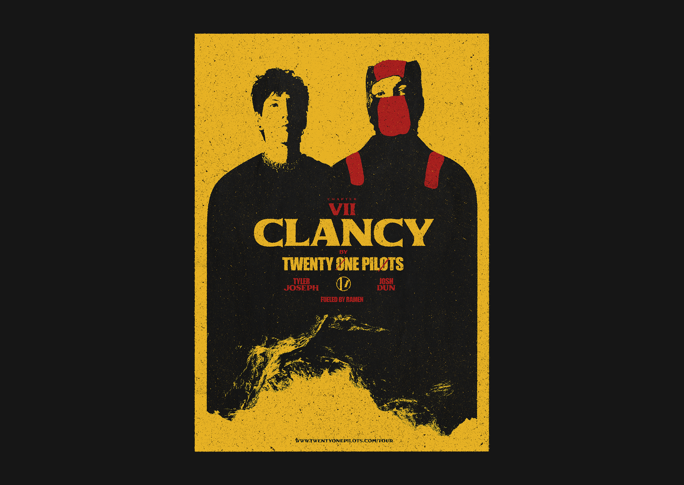TWENTY ONE PILOTS CLANCY TOUR POSTERS — Изображение №2 — Брендинг, Графика на Dprofile