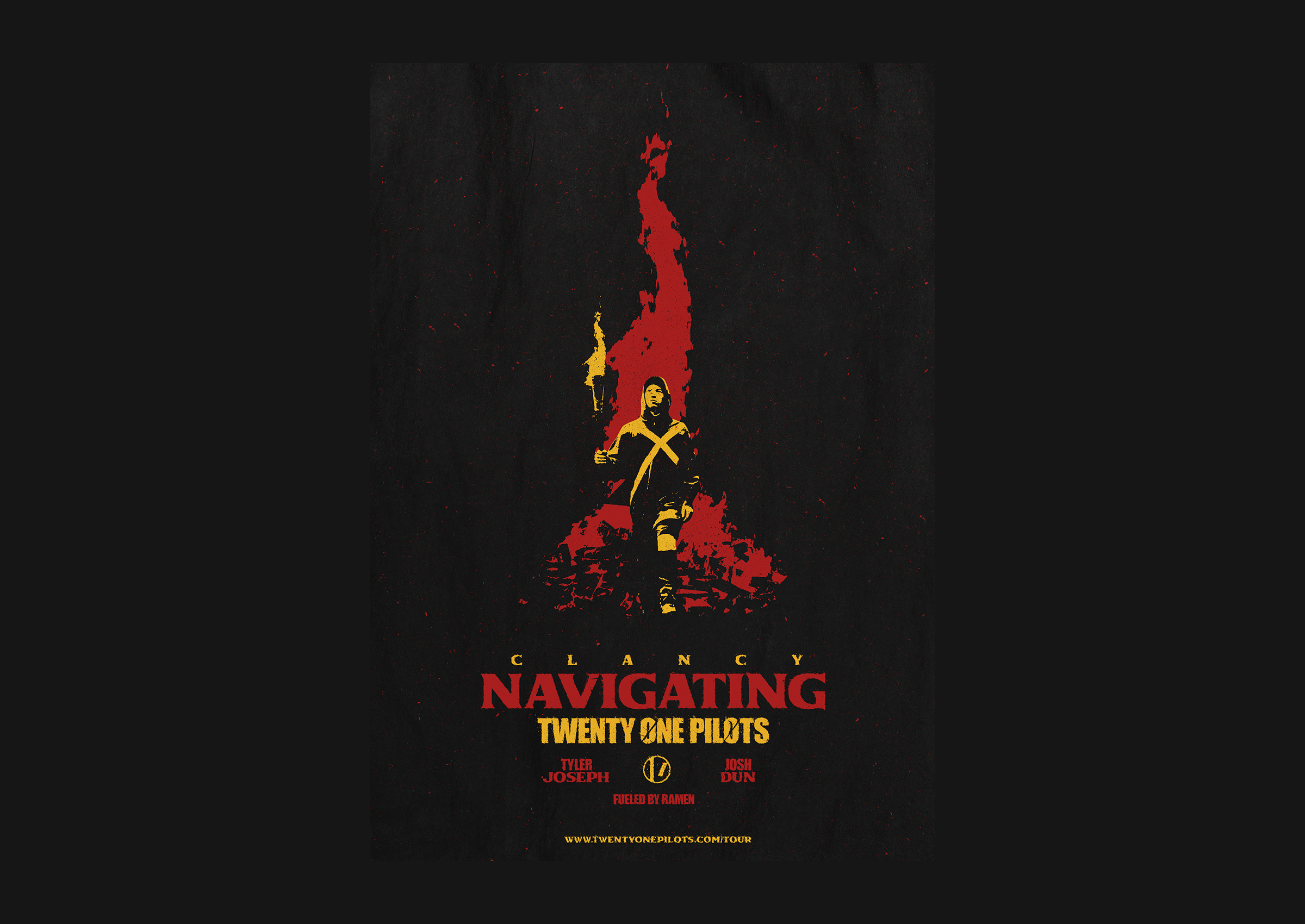 TWENTY ONE PILOTS CLANCY TOUR POSTERS — Изображение №4 — Брендинг, Графика на Dprofile