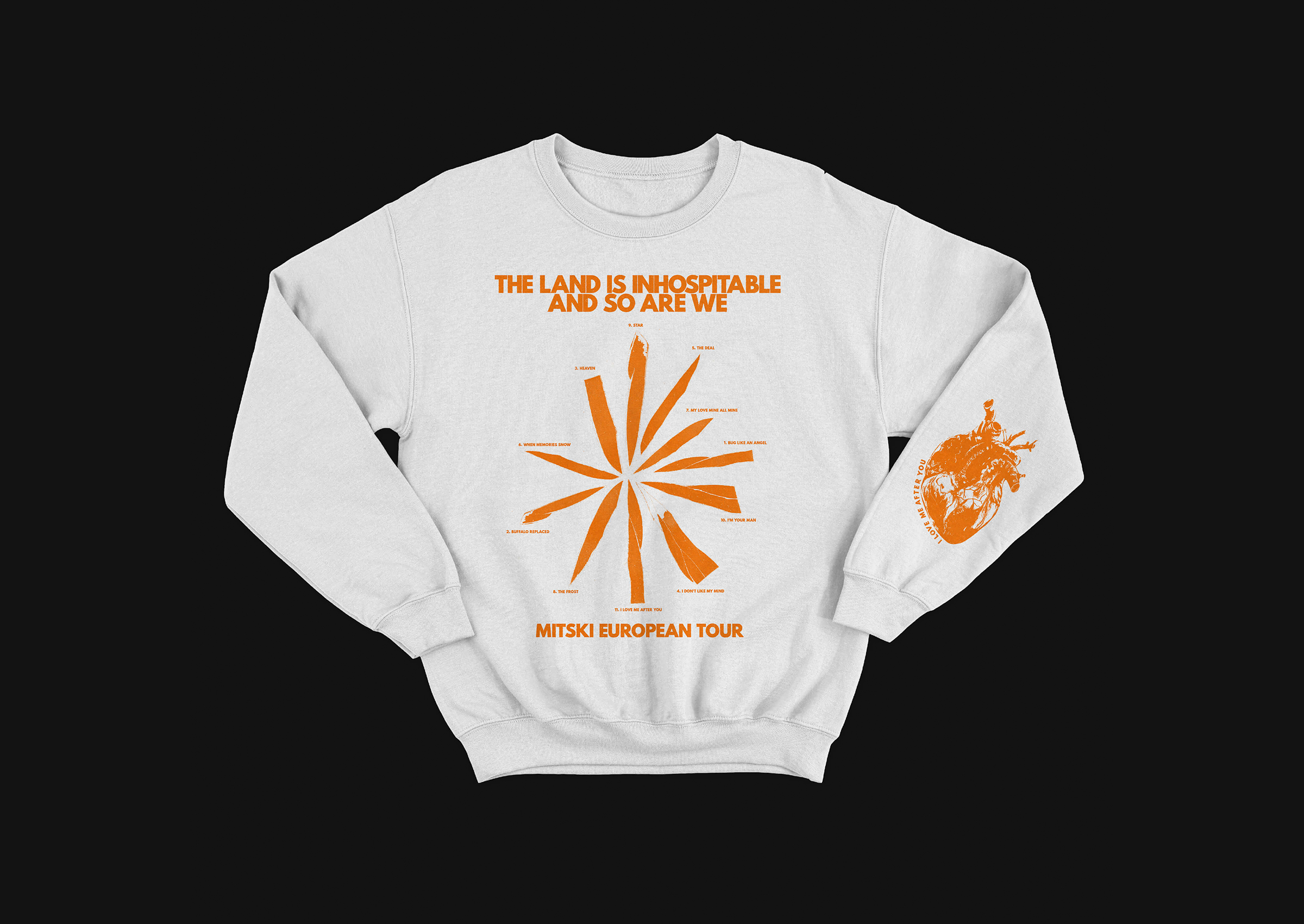 MITSKI THE LAND IS INHOSPITABLE AND SO ARE WE MERCH — Изображение №5 — Брендинг на Dprofile