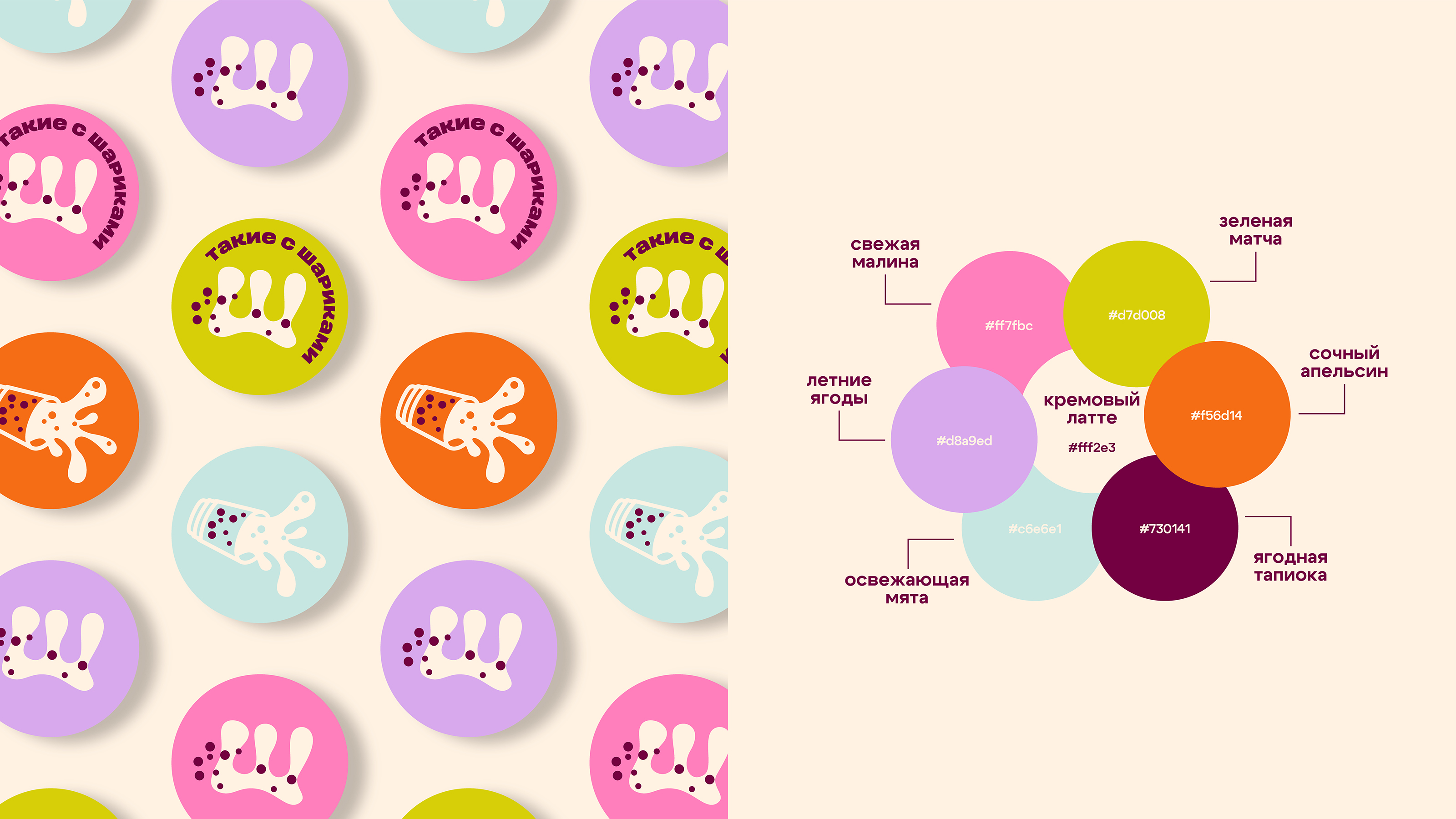 Фирменный стиль | Кафе бабл чая | Дизайн логотипа и упаковок — Изображение №4 — Брендинг на Dprofile