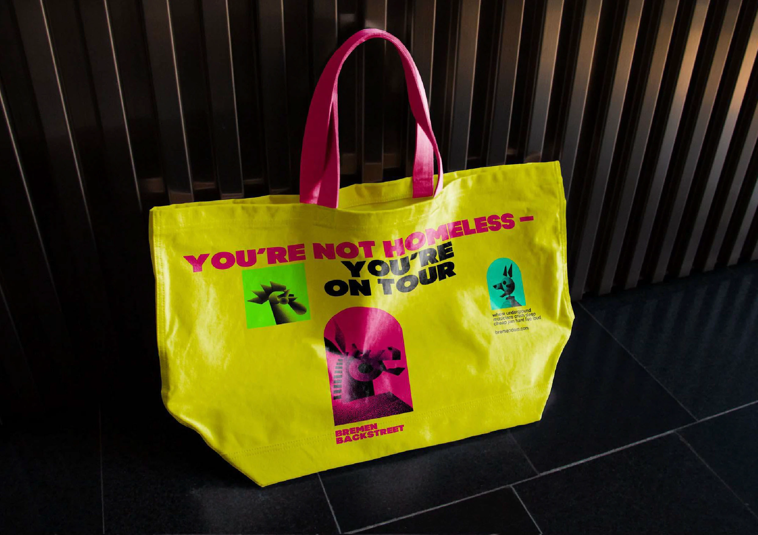 BREMEN BACKSTREET: HOSTEL FOR MUSICIANS — Изображение №3 — Брендинг, Графика на Dprofile