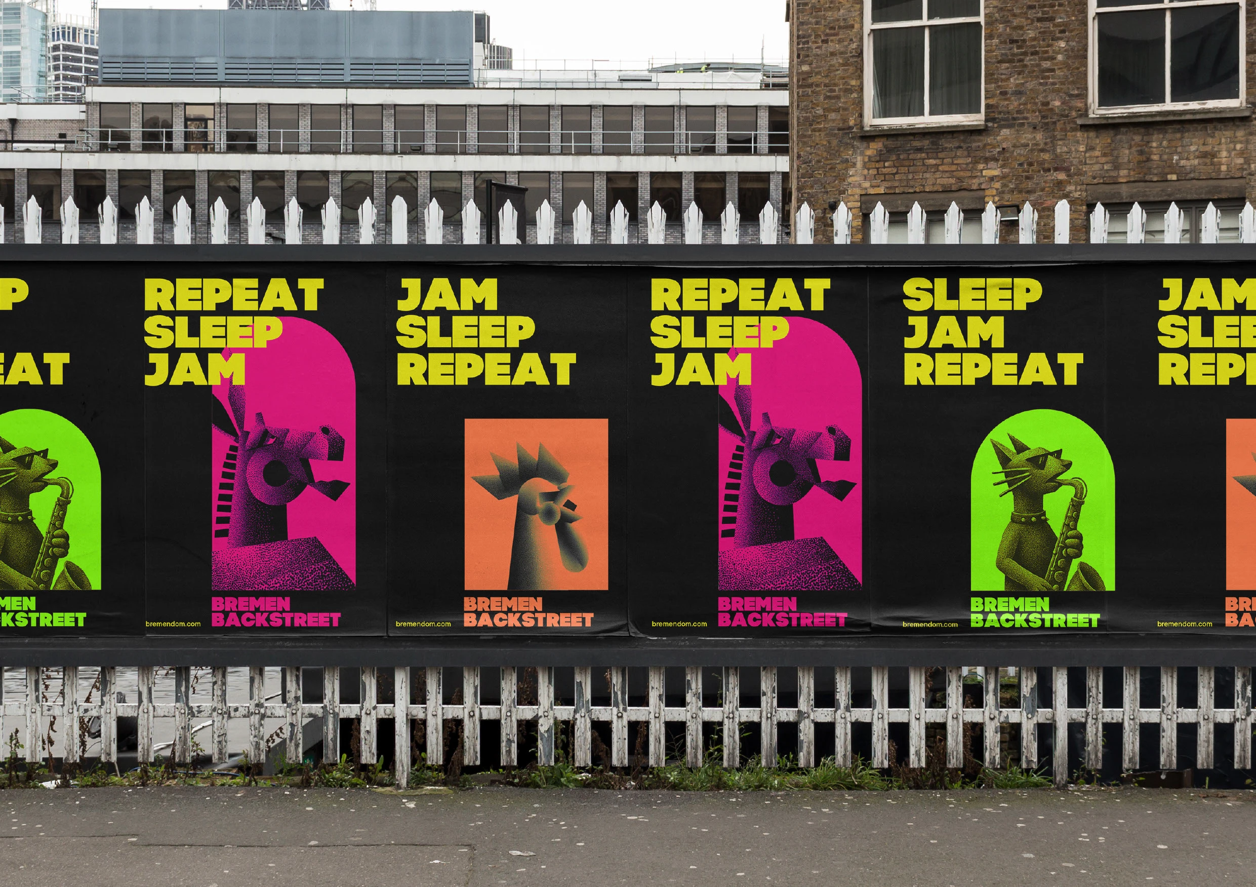BREMEN BACKSTREET: HOSTEL FOR MUSICIANS — Изображение №5 — Брендинг, Графика на Dprofile