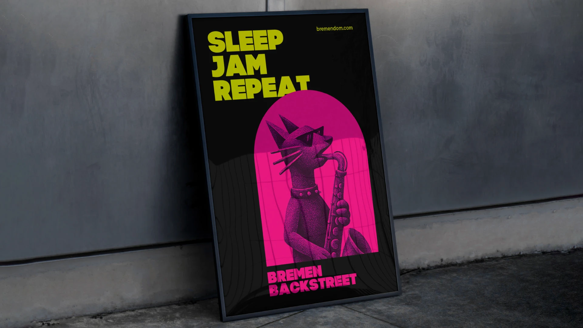 BREMEN BACKSTREET: HOSTEL FOR MUSICIANS — Изображение №4 — Брендинг, Графика на Dprofile