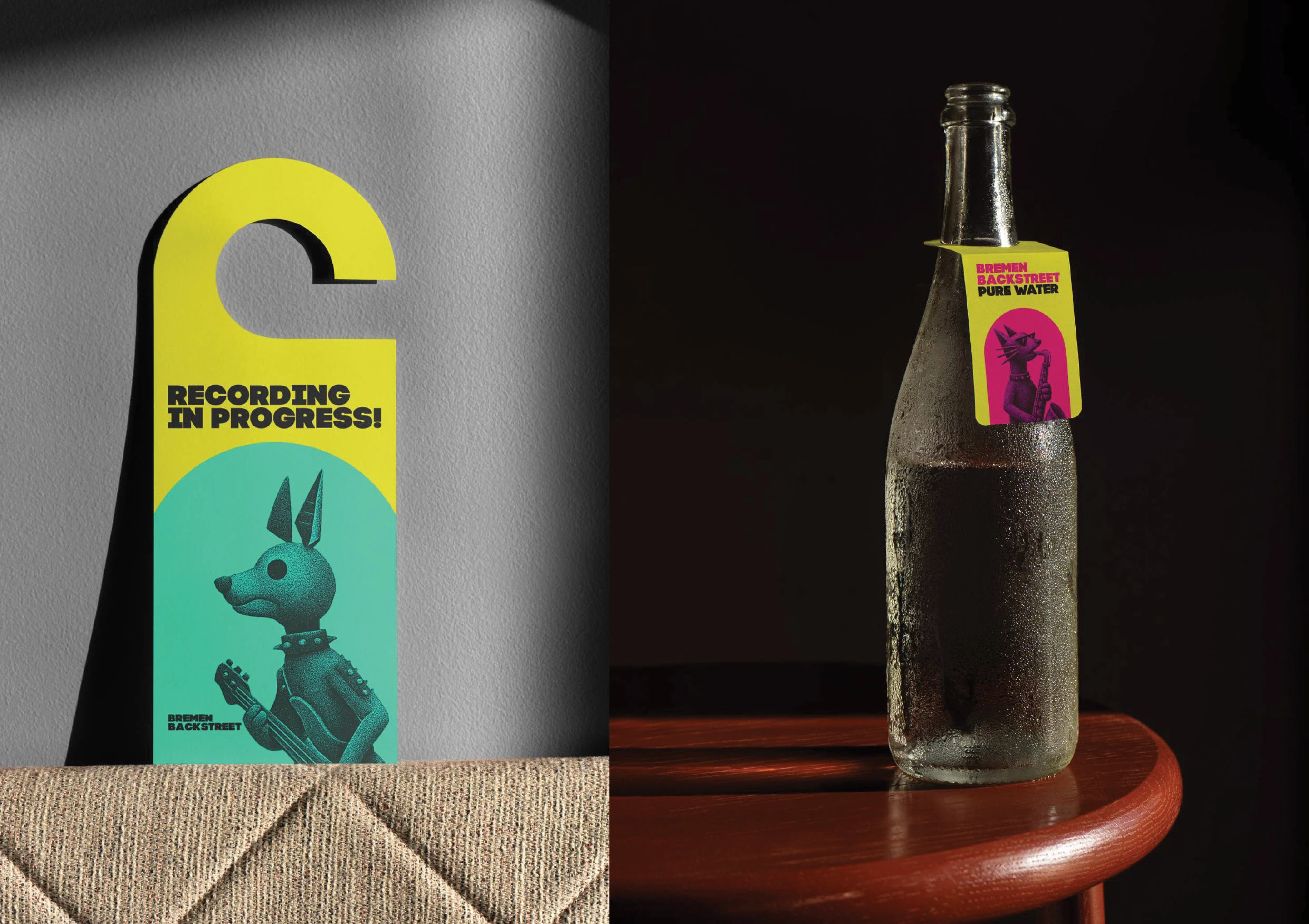 BREMEN BACKSTREET: HOSTEL FOR MUSICIANS — Изображение №9 — Брендинг, Графика на Dprofile