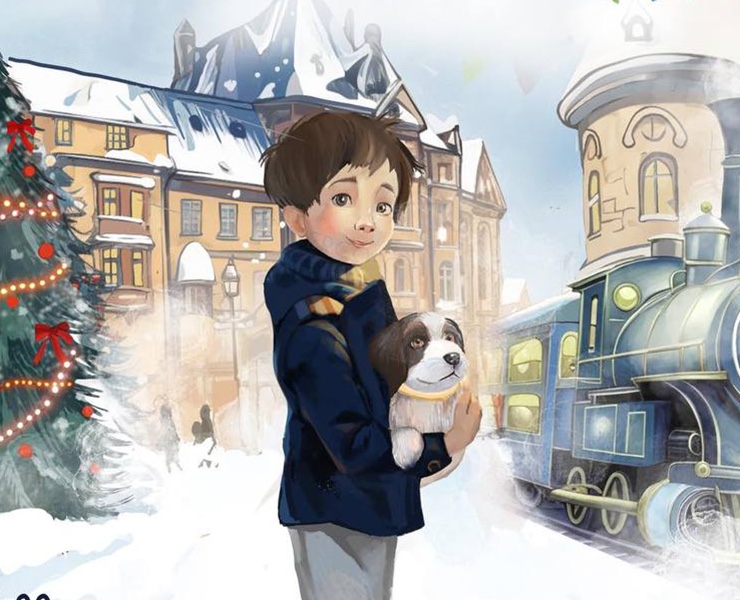 Афиша "Путешествие голубой стрелы" — Иллюстрация, Графика на Dprofile