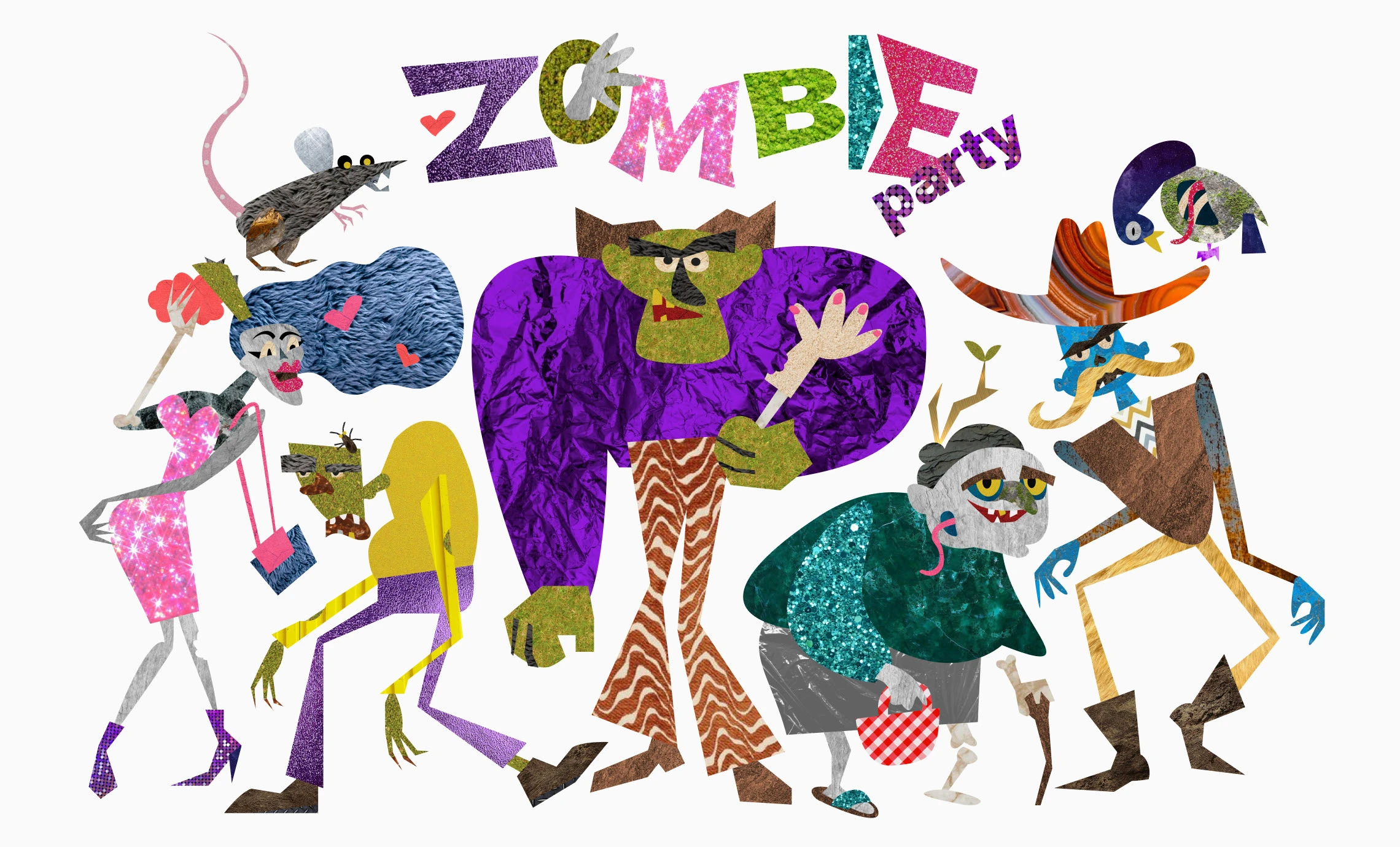 Zombie Party character design — Изображение №1 — Иллюстрация, Графика на Dprofile