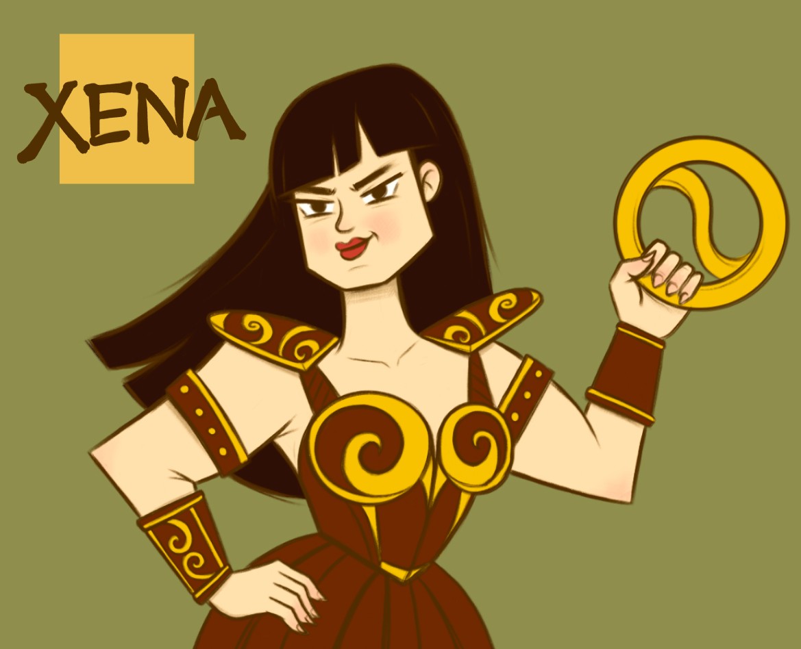 Дизайн персонажа и фан-арт Зены на Dprofile
