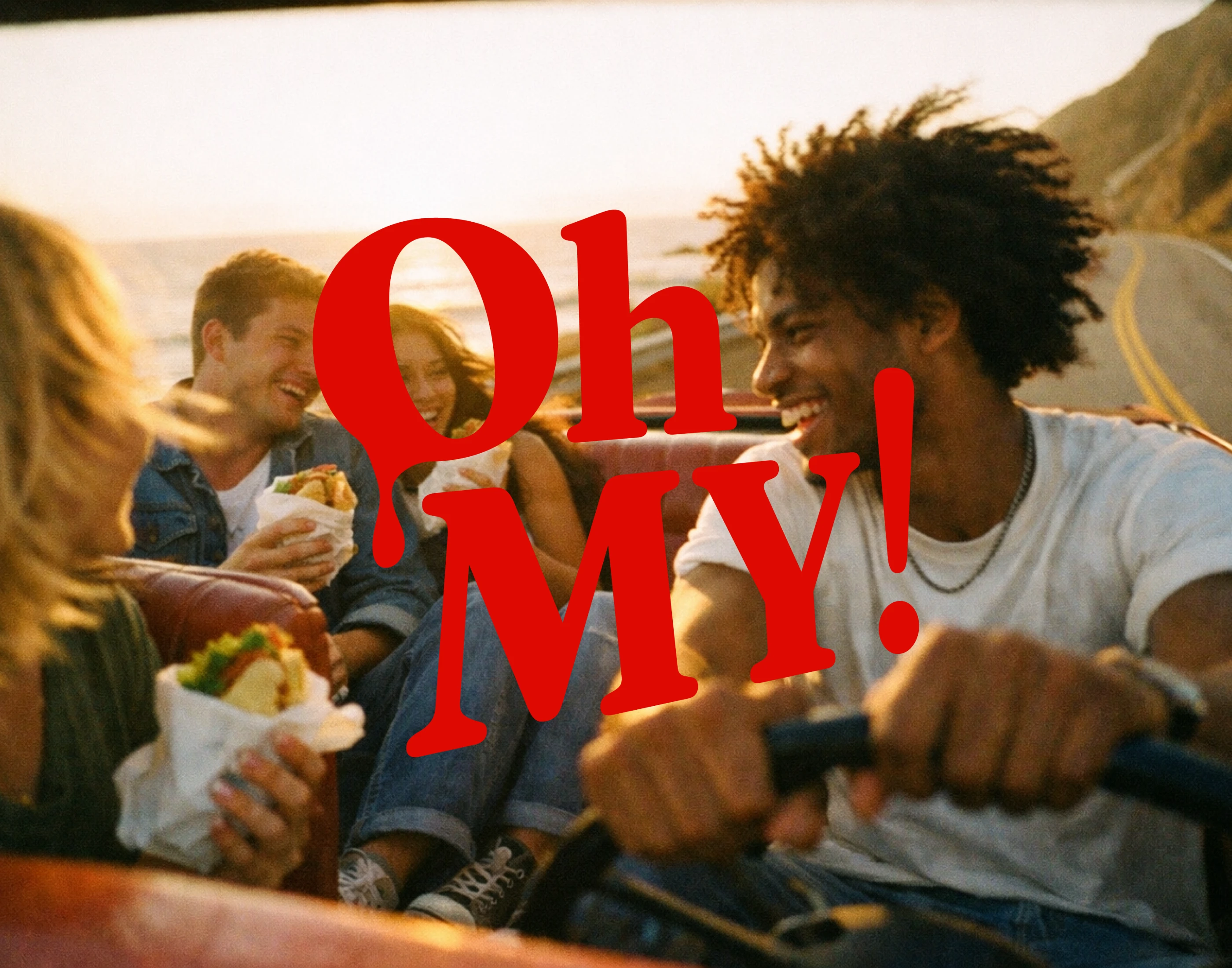 Brand identity Oh MY! /Фирменный стиль для бренда стрит-фуда — Изображение №15 — Брендинг на Dprofile