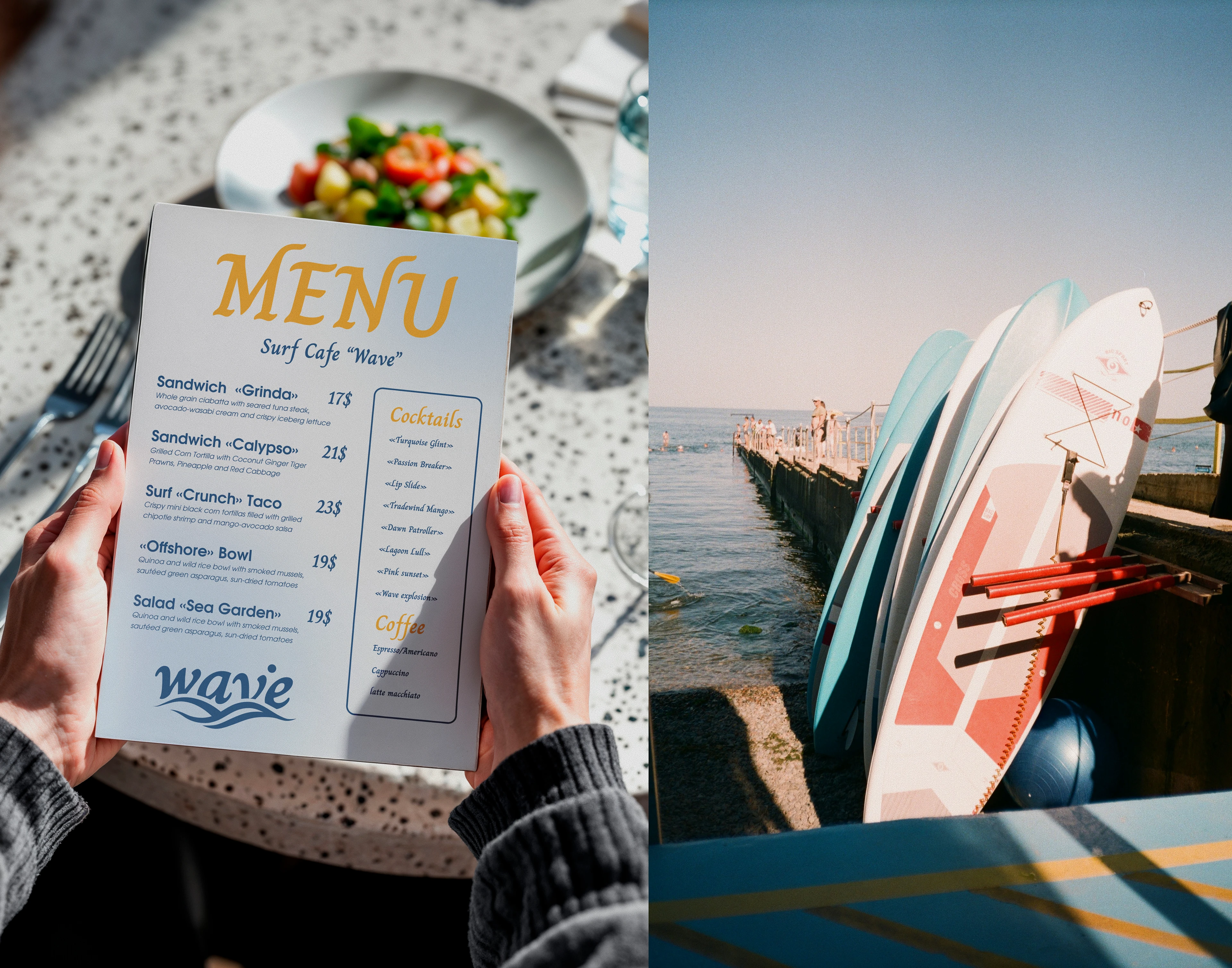 Логотип для Surf-Cafe — Изображение №12 — Брендинг на Dprofile