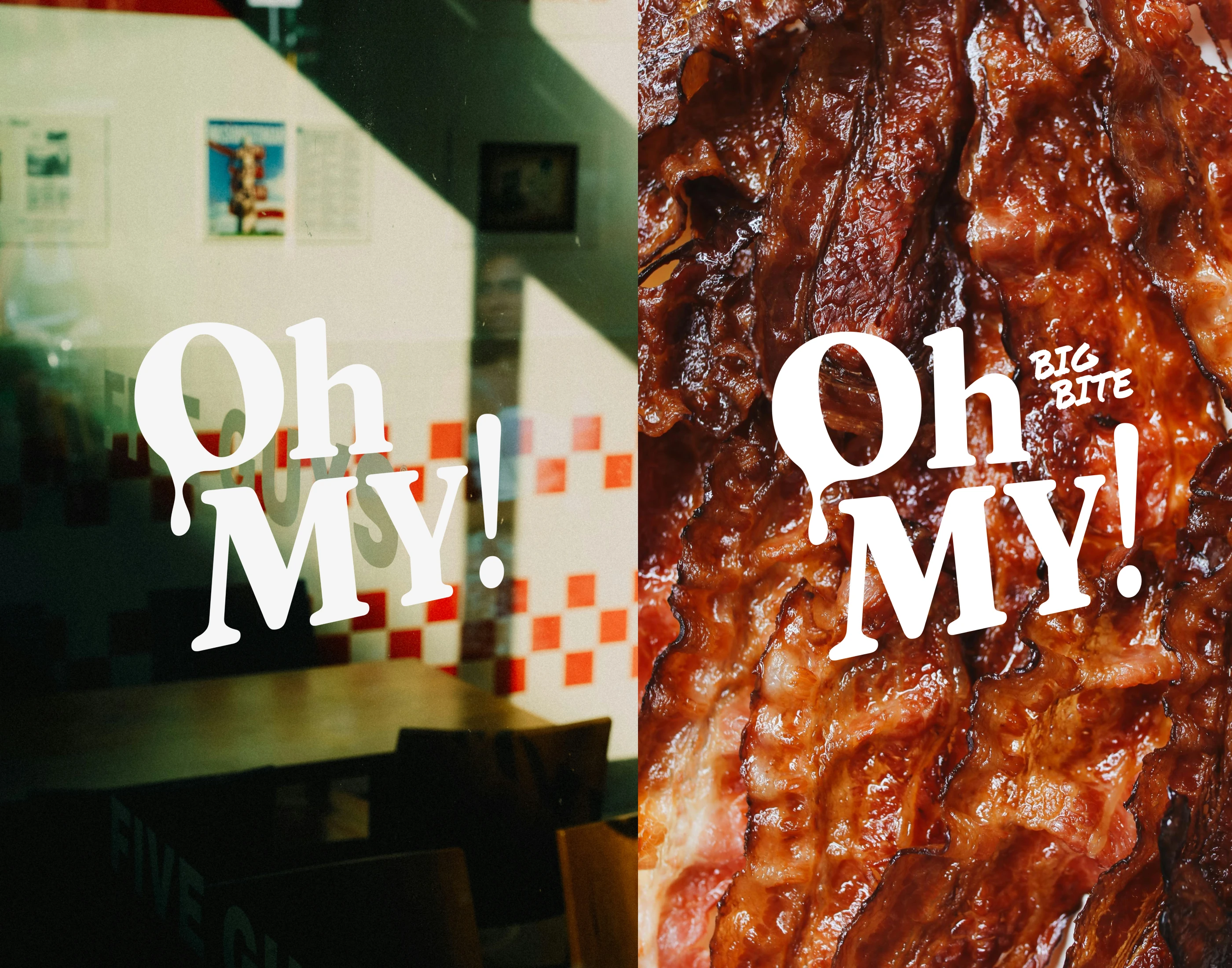 Brand identity Oh MY! /Фирменный стиль для бренда стрит-фуда — Изображение №7 — Брендинг на Dprofile