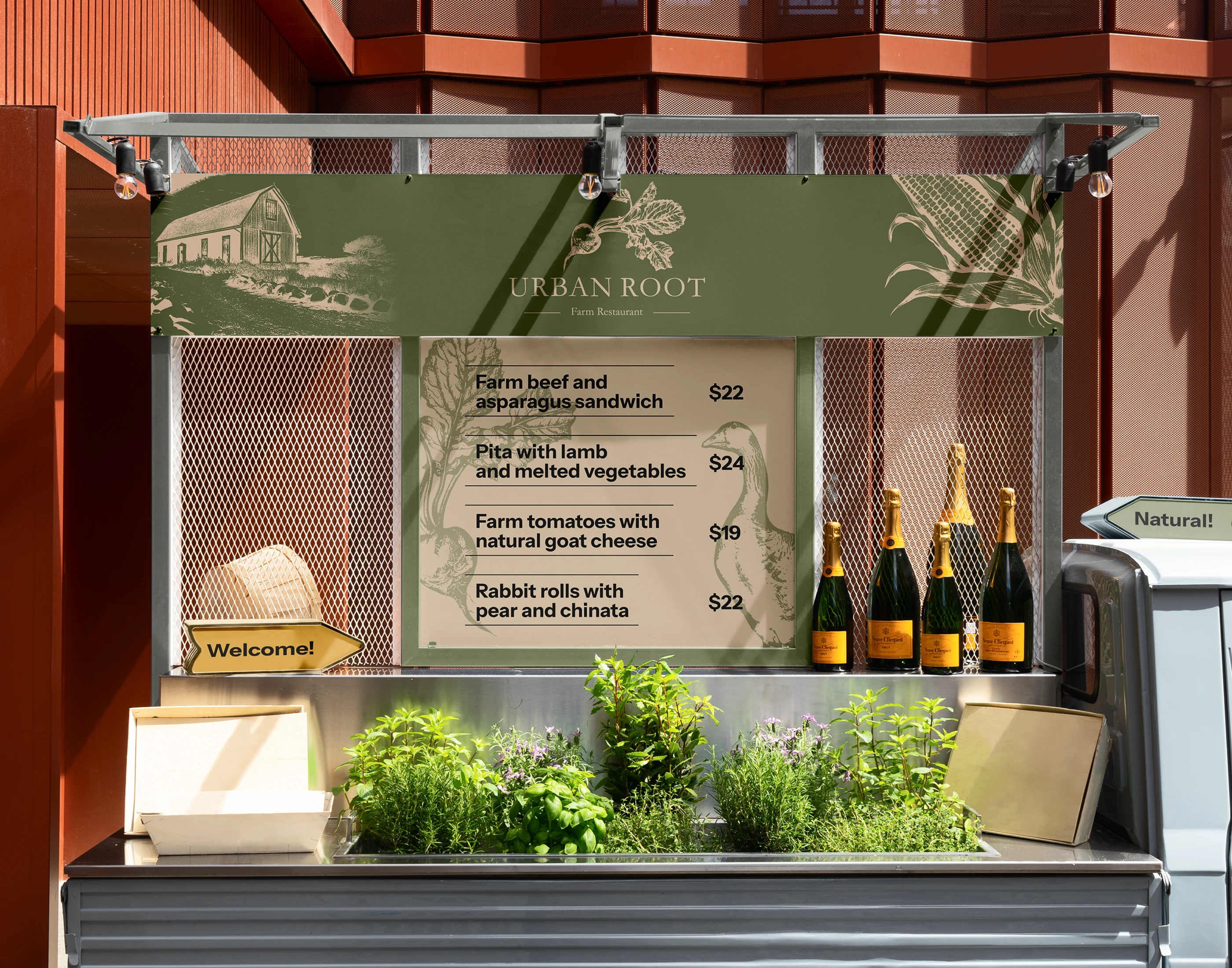 Логотип для фермерского ресторана/ Logo design, Graphic — Изображение №9 — Брендинг на Dprofile