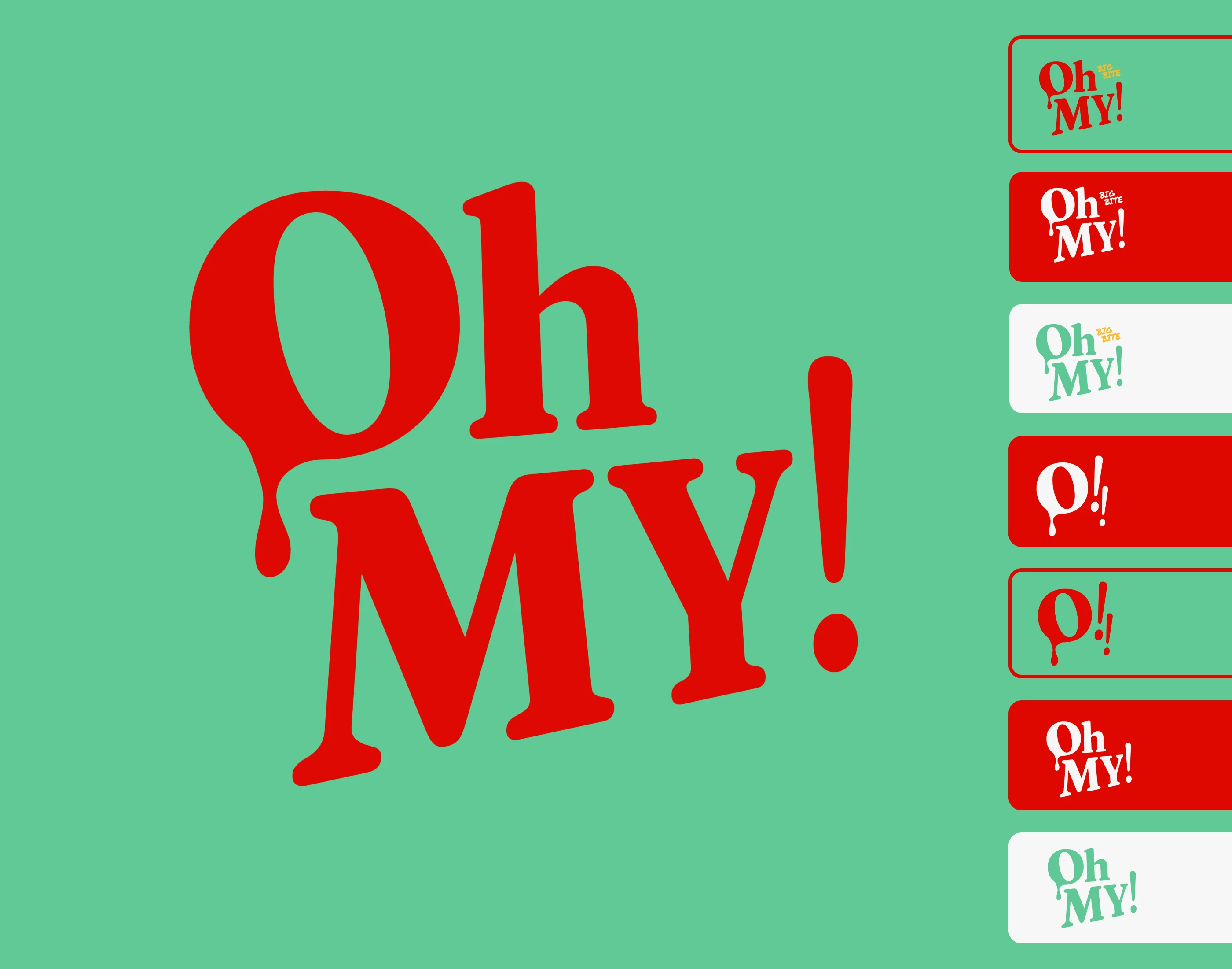 Brand identity Oh MY! /Фирменный стиль для бренда стрит-фуда — Изображение №8 — Брендинг на Dprofile