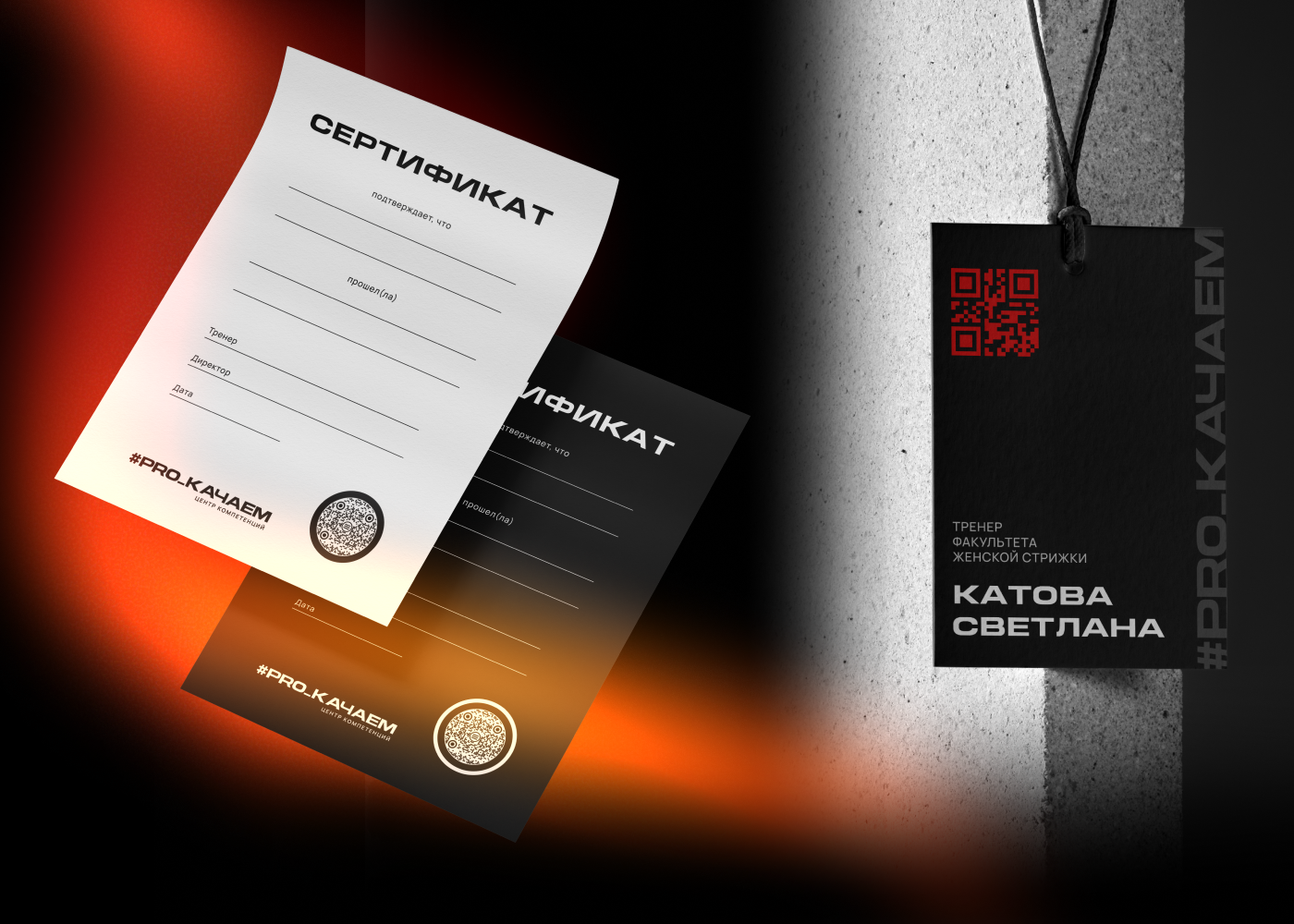 Брендинг центра компетенций #PRO_КАЧАЕМ — Изображение №12 — Брендинг, Графика на Dprofile