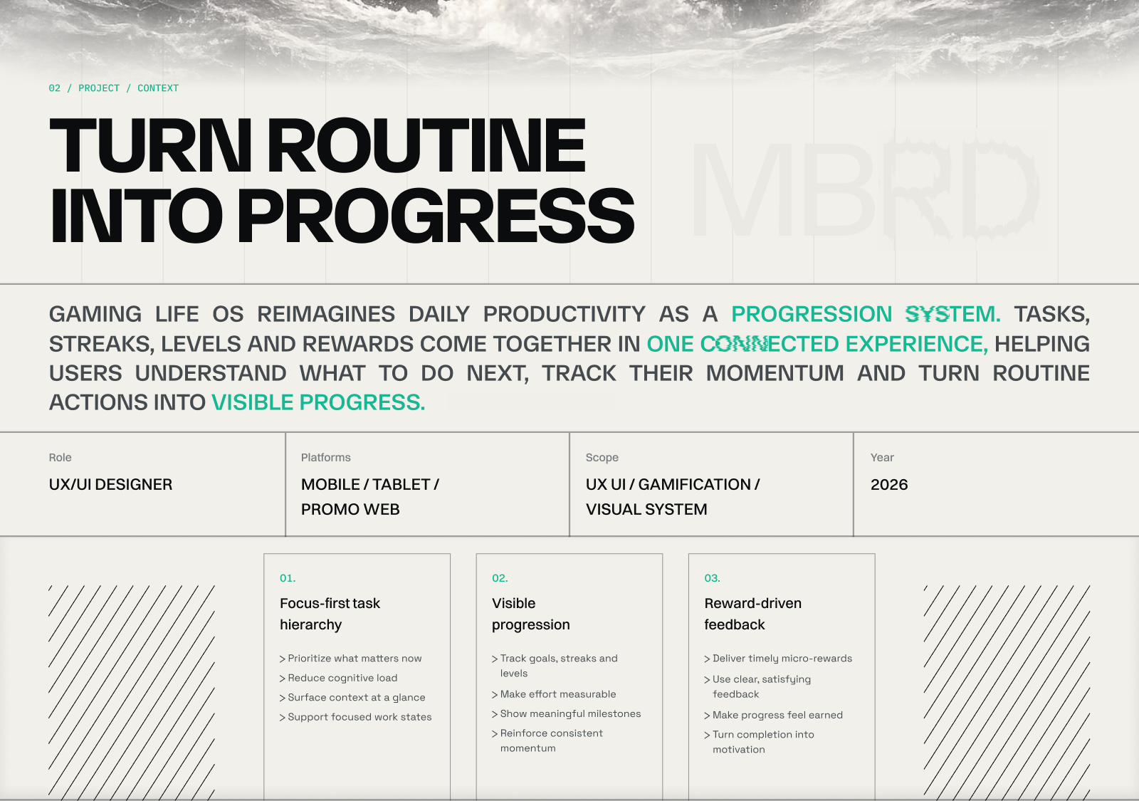 Gaming Life OS | Gamified Productivity System — Изображение №2 — Интерфейсы на Dprofile
