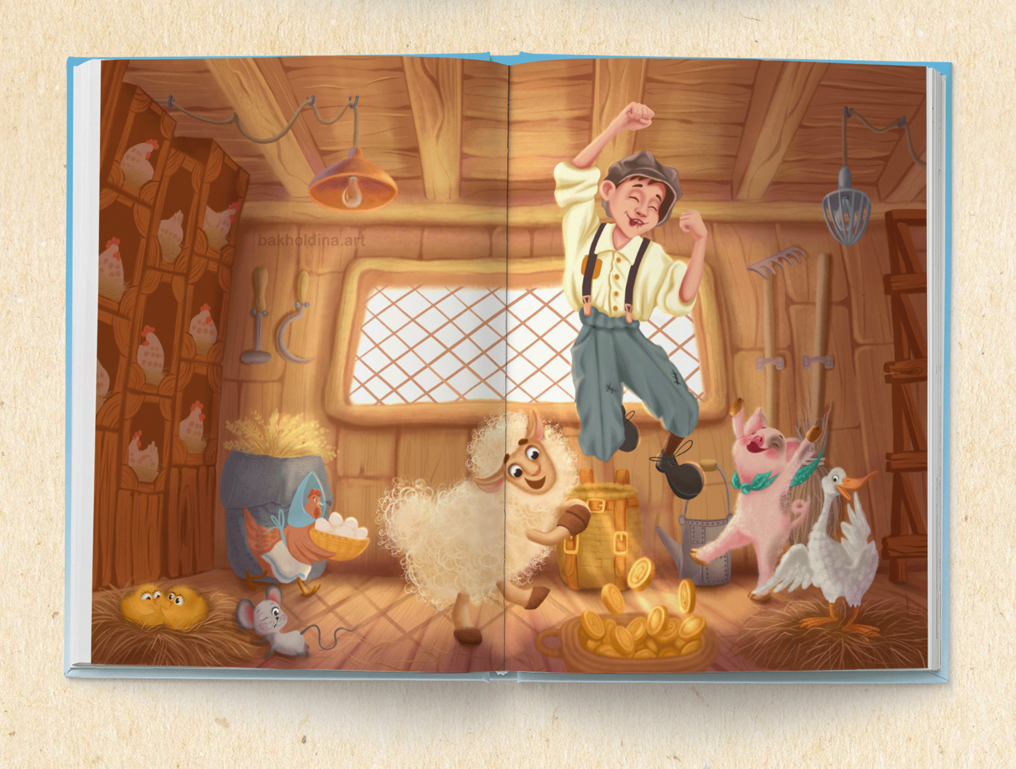 Тимоша и Хрюша (детская книжная иллюстрация)) — Изображение №8 — Иллюстрация на Dprofile