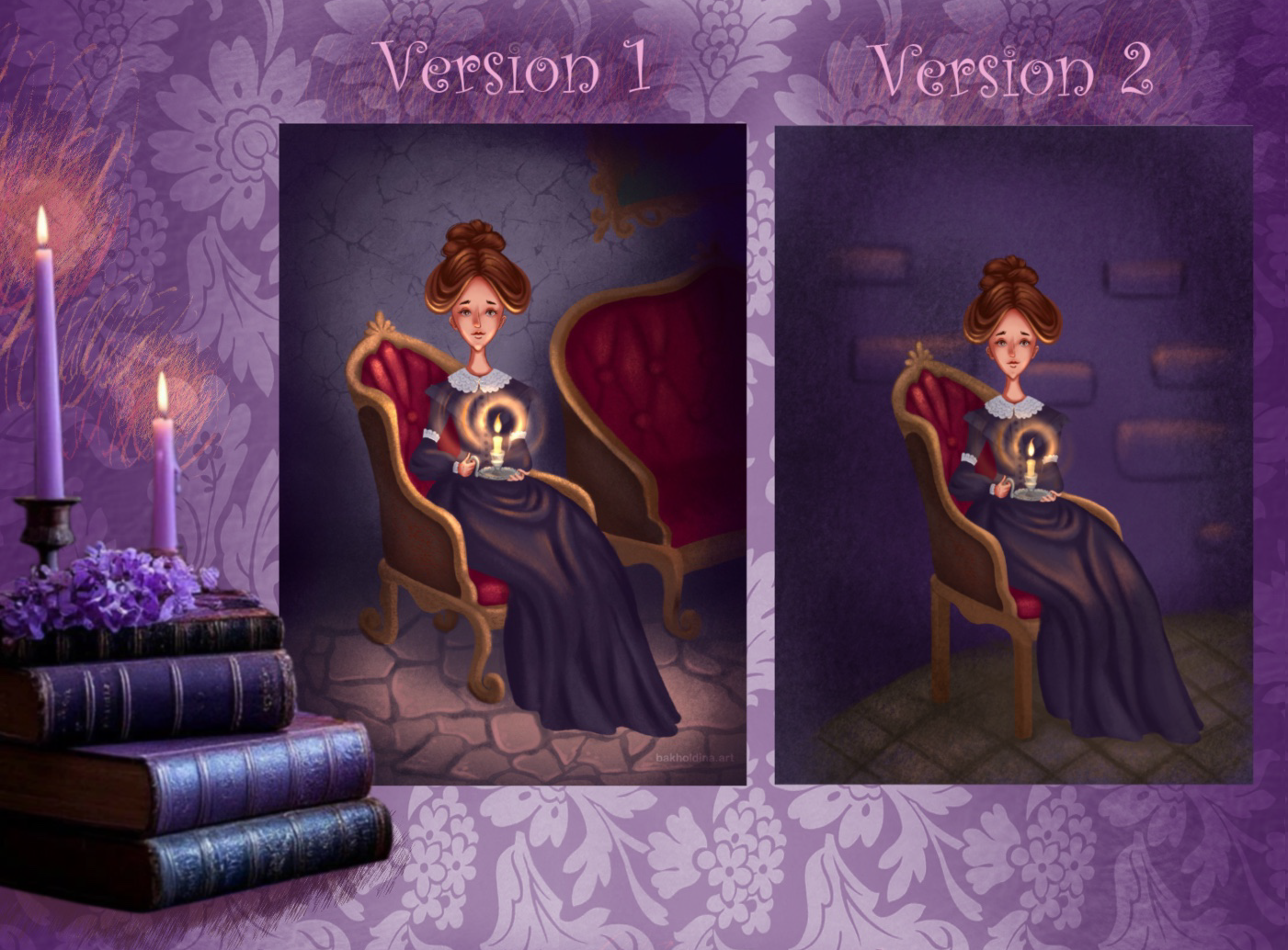 Обложка к роману Джен Эйр — Изображение №3 — Иллюстрация, Графика на Dprofile