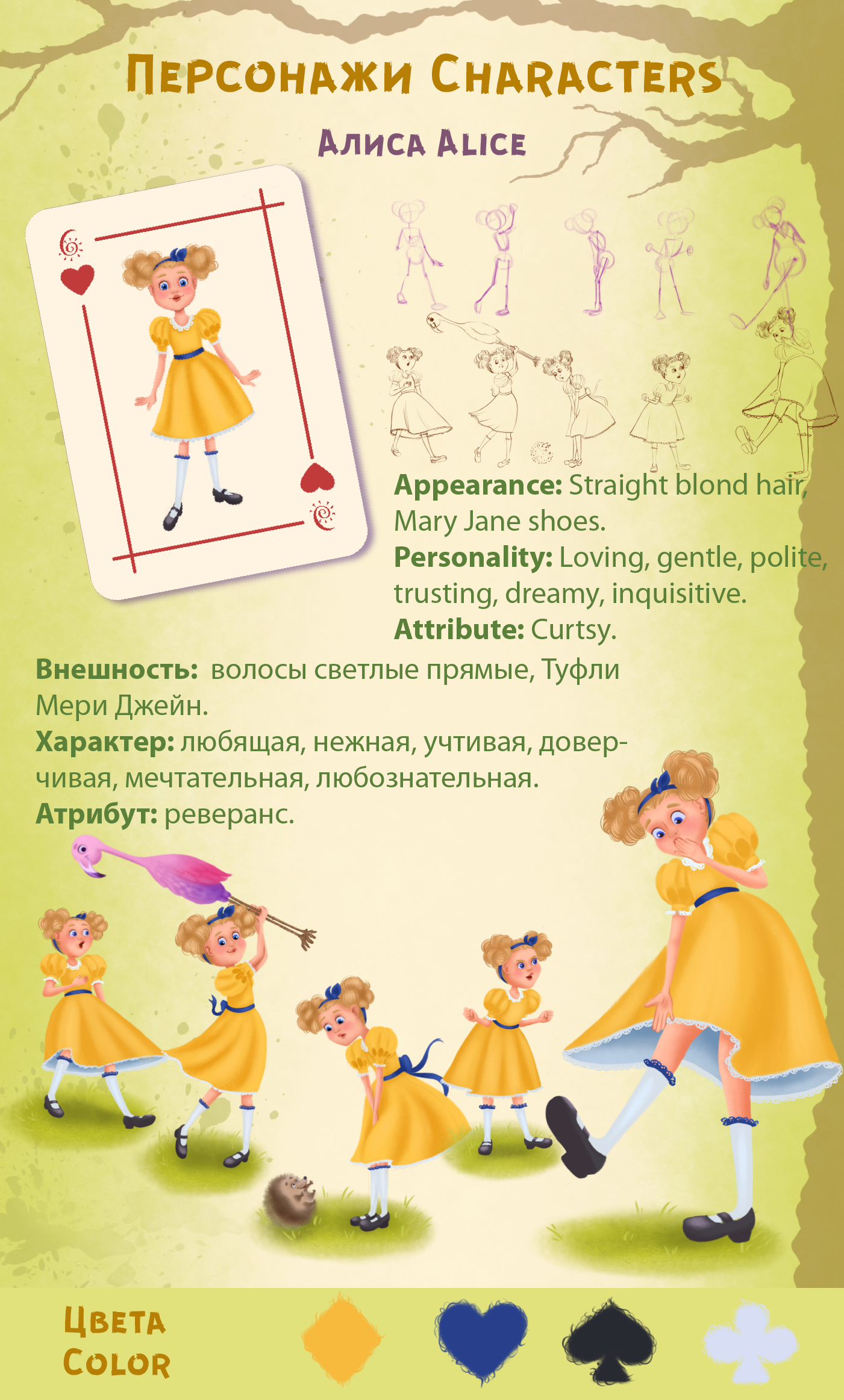 Алиса в стране чудес Книжная иллюстрация — Изображение №4 — Иллюстрация на Dprofile