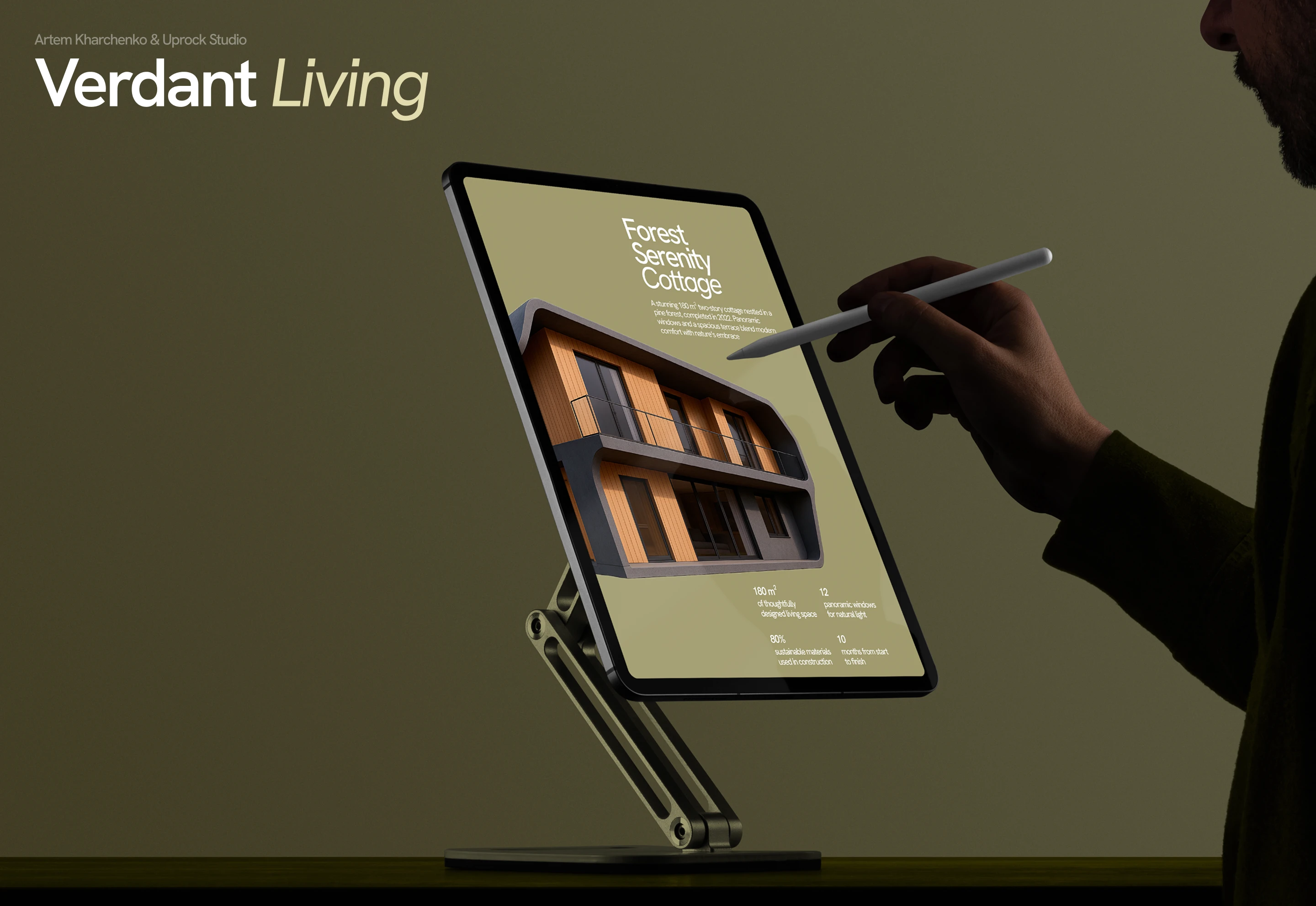 Verdant Living. Website concept — Изображение №1 — Интерфейсы, Архитектура на Dprofile