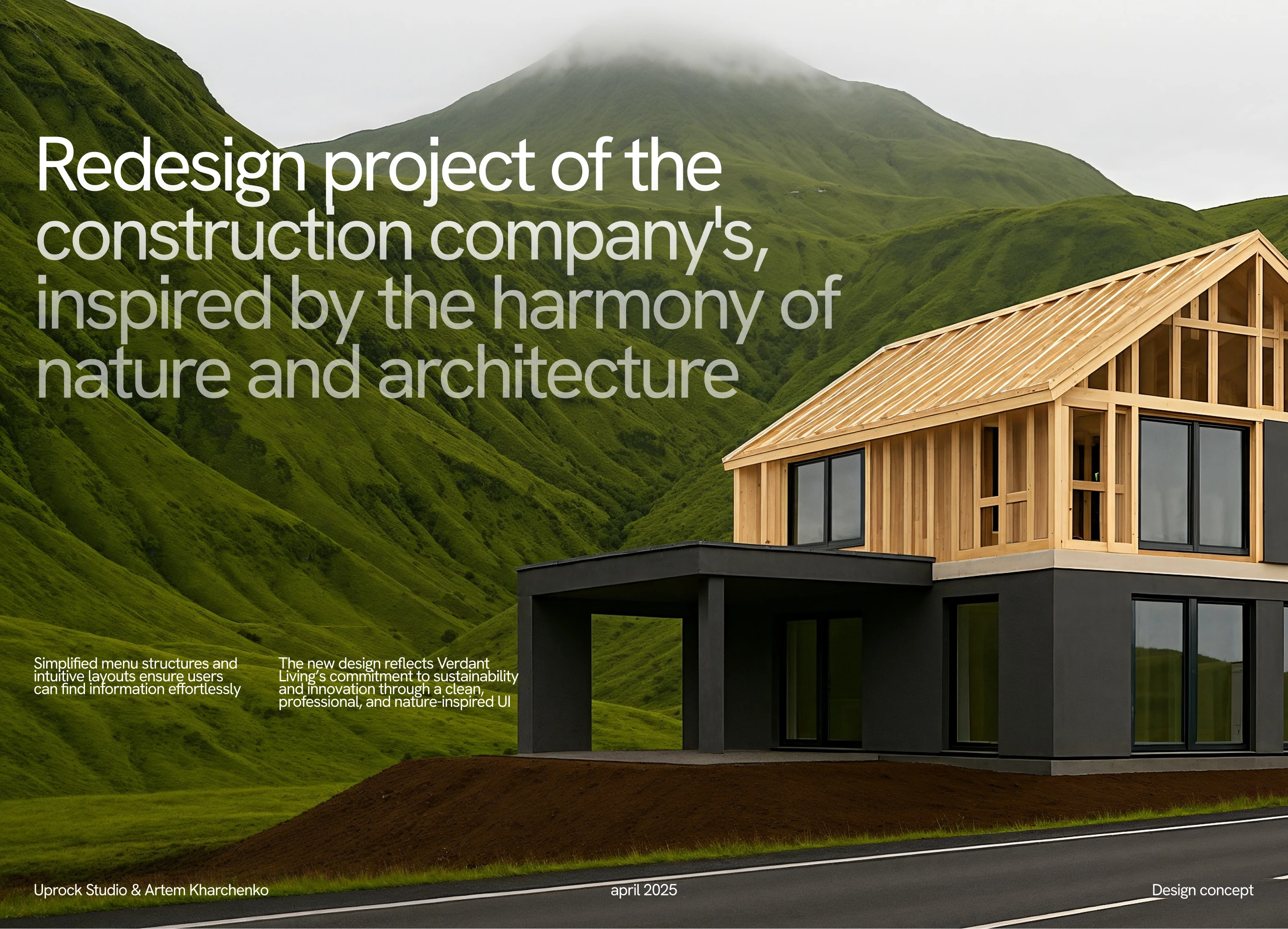 Verdant Living. Website concept — Изображение №2 — Интерфейсы, Архитектура на Dprofile