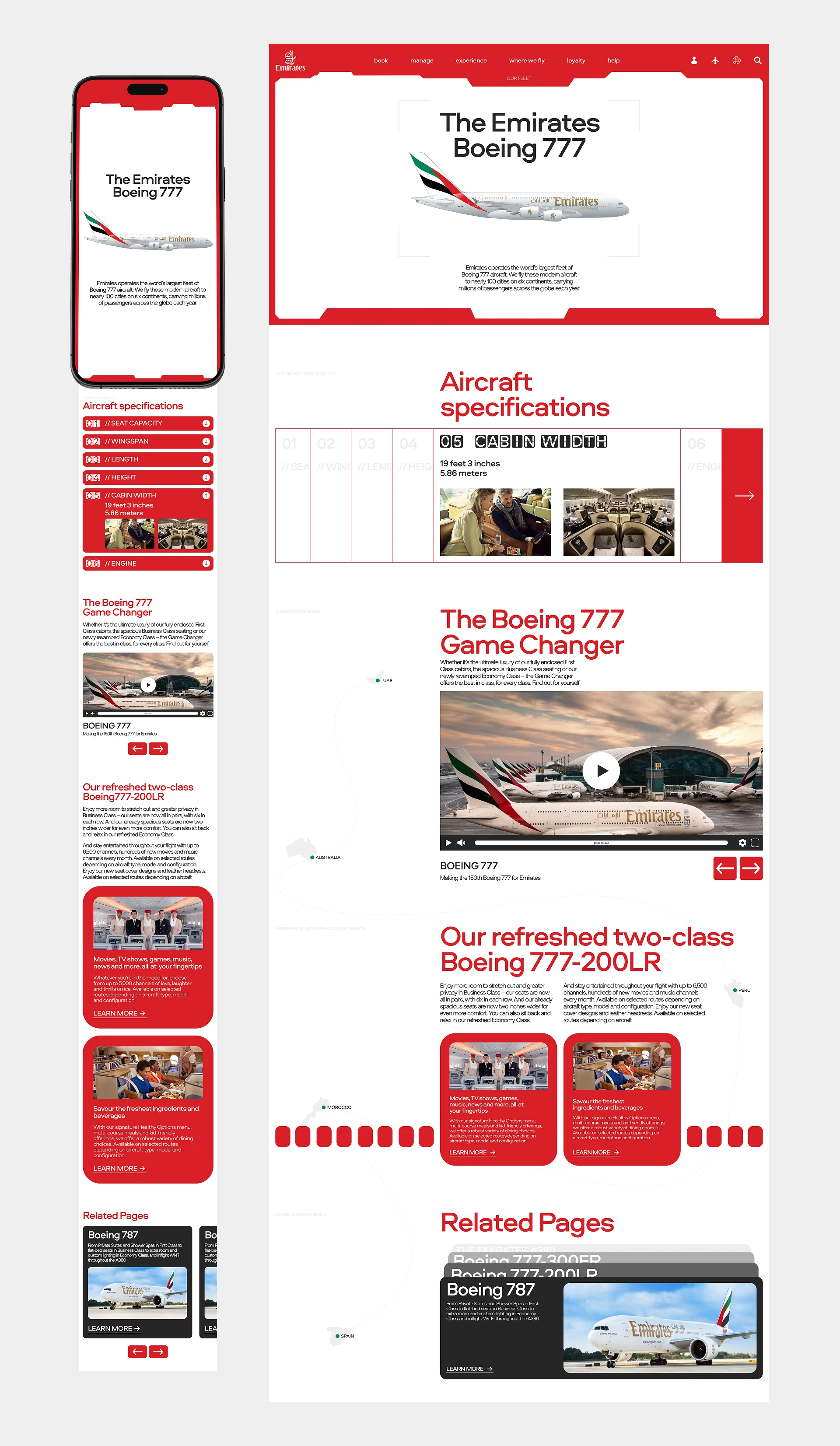 Fly Emirates. Redesign concept — Изображение №7 — Интерфейсы, Промдизайн на Dprofile
