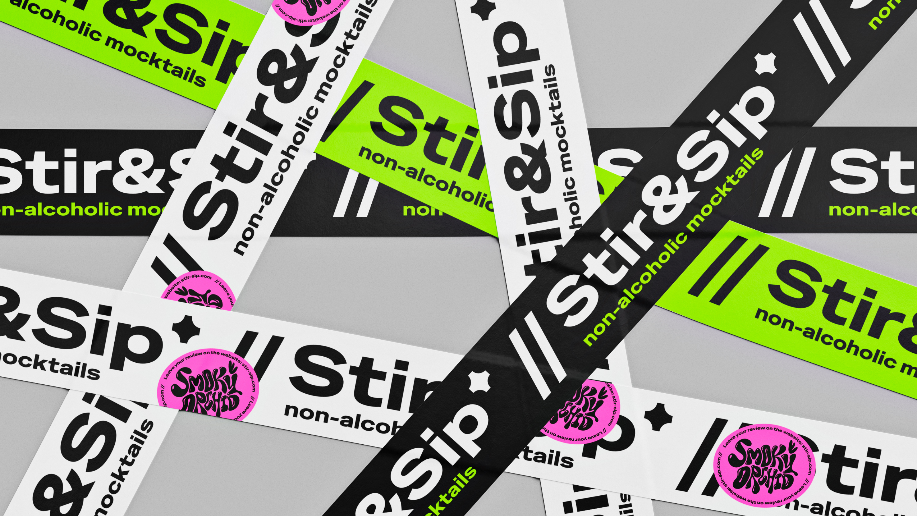 Stir&Sip // айдентика бренда моктейлей — Изображение №15 — Брендинг, Графика на Dprofile