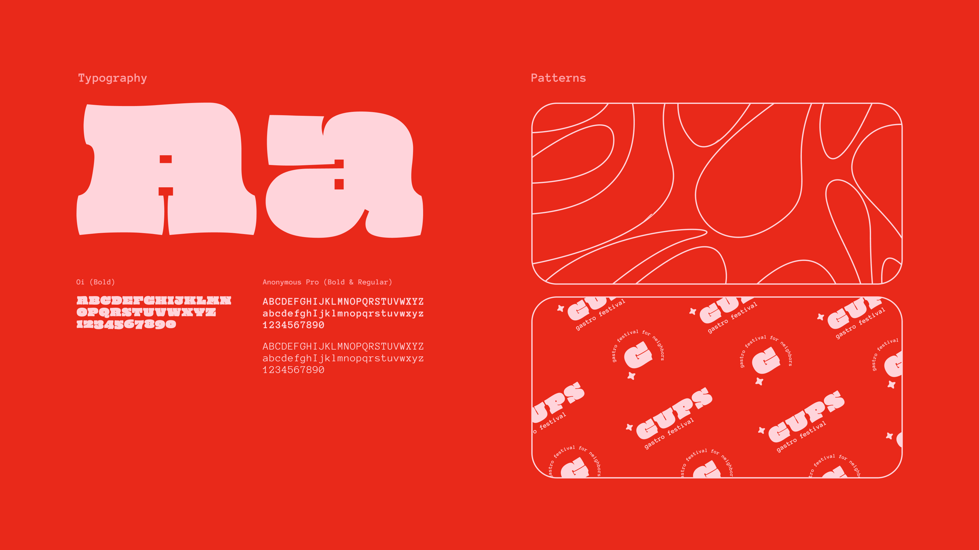 GUPS // айдентика гастро фестиваля — Изображение №6 — Брендинг, Графика на Dprofile