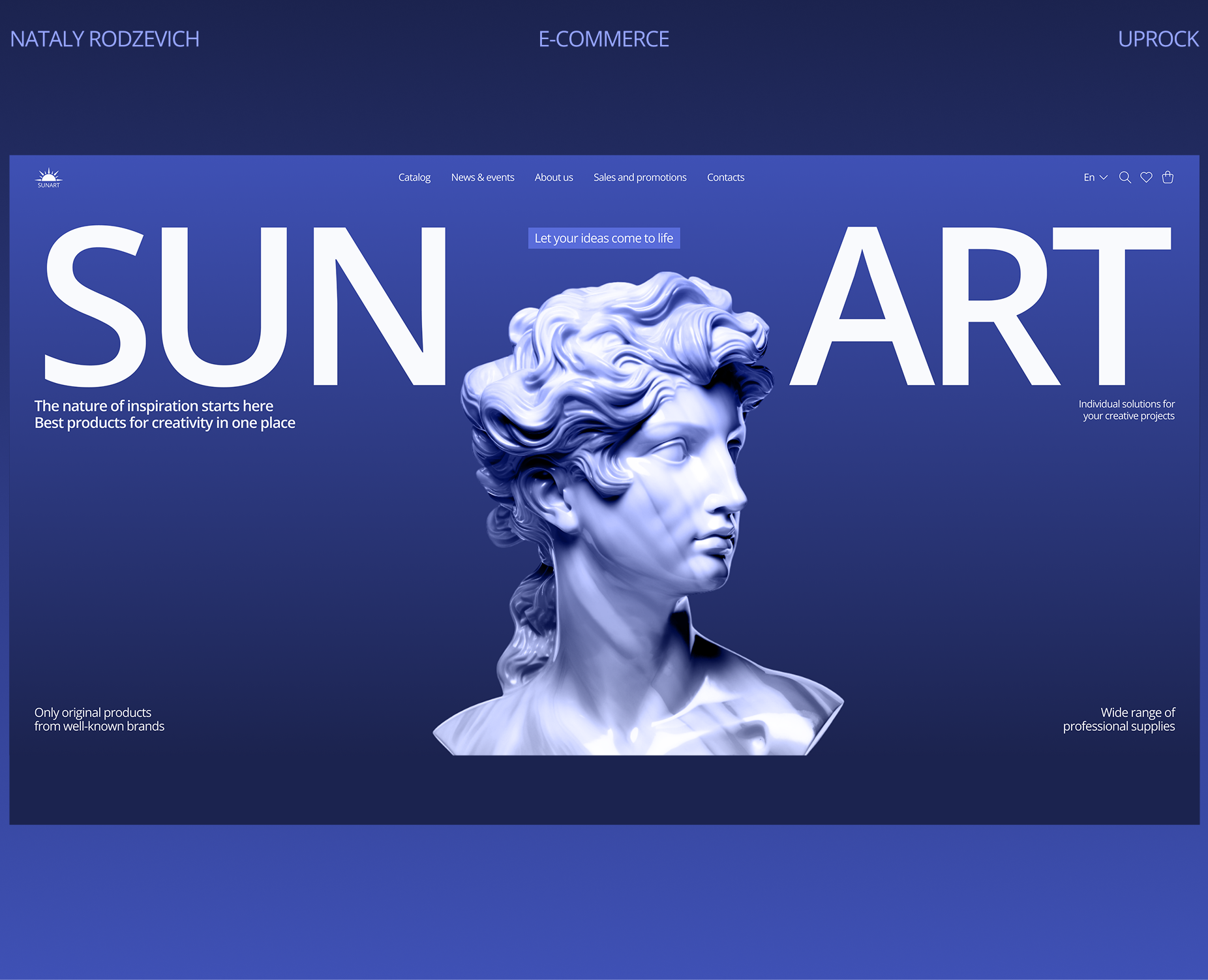 SunArt | E-commerce — Интерфейсы на Dprofile