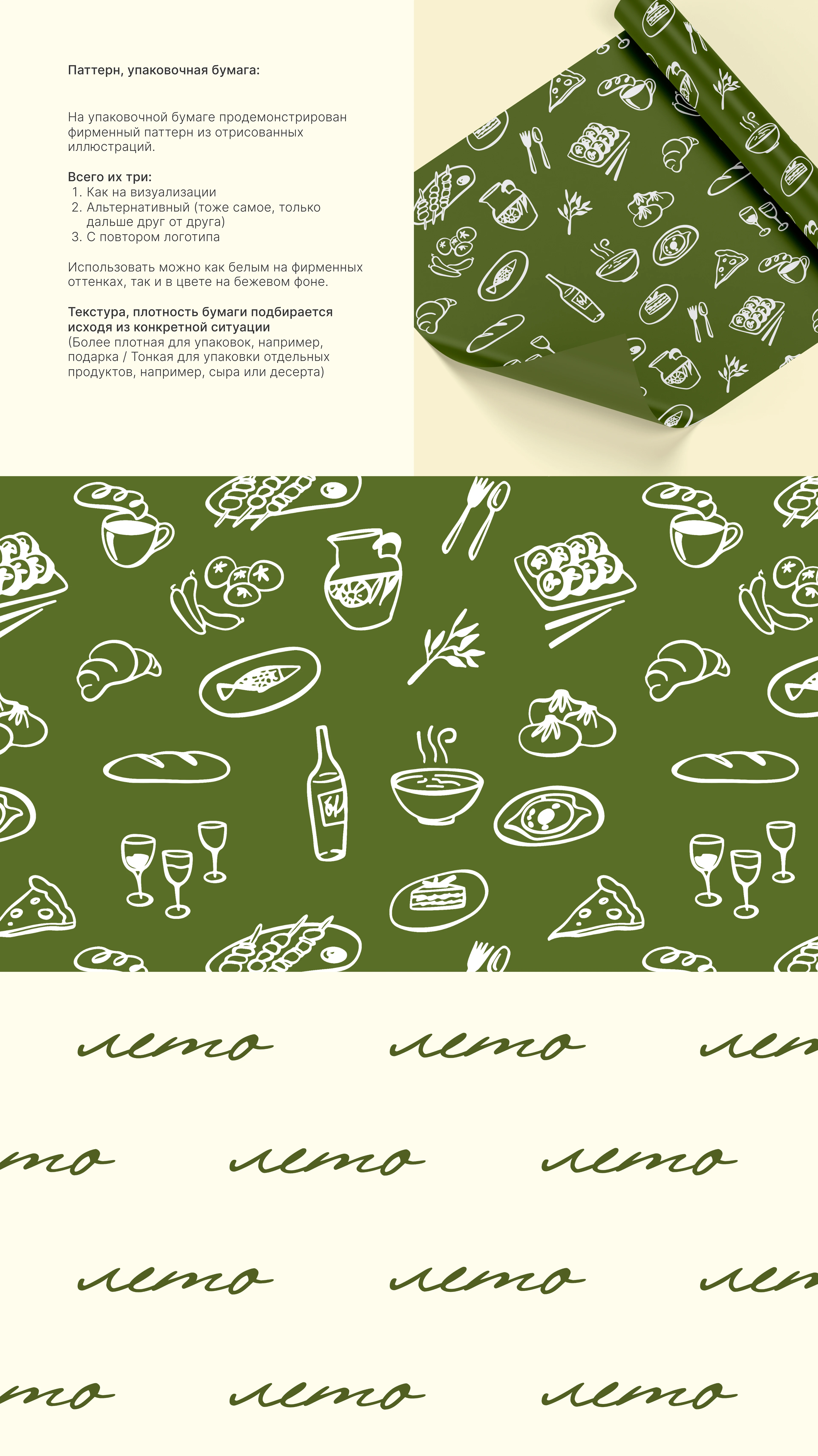 Брендинг ресторана «Лето» — Restaurant Branding — Изображение №13 — Брендинг на Dprofile