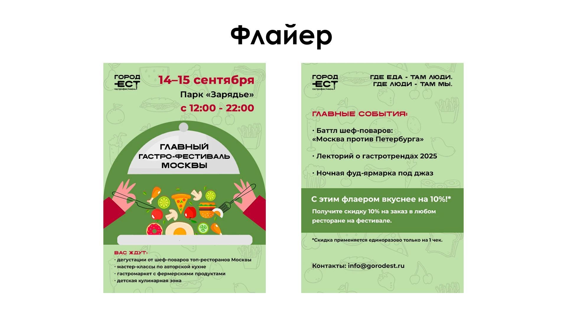 Дизайн брендбука для гастрофестиваля "Город ест" — Изображение №20 — Брендинг на Dprofile