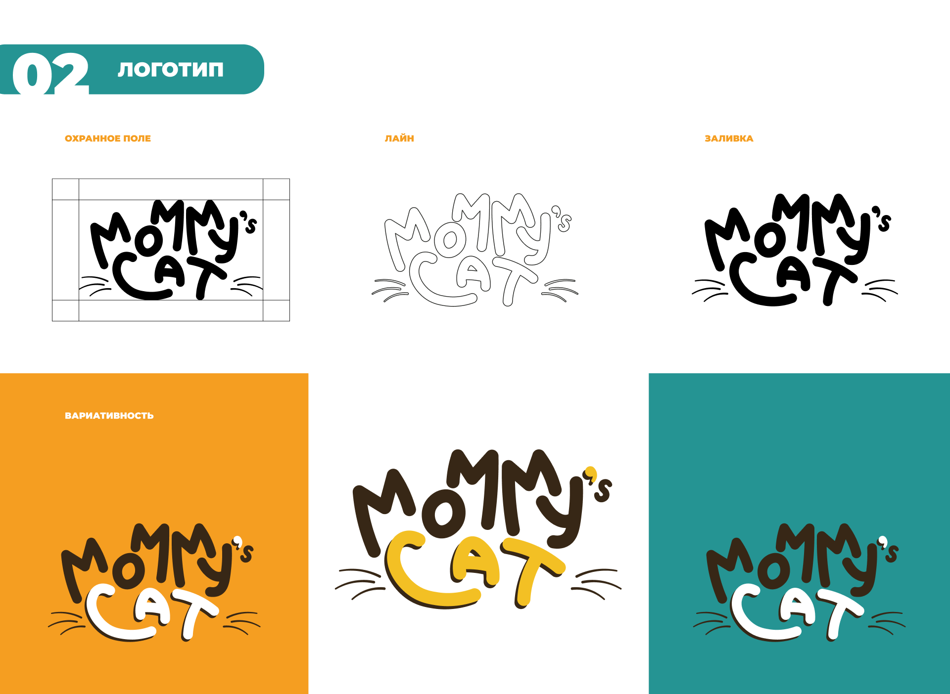 Brand identity | Товары для кошек Mommy's Cat — Изображение №3 — Брендинг на Dprofile