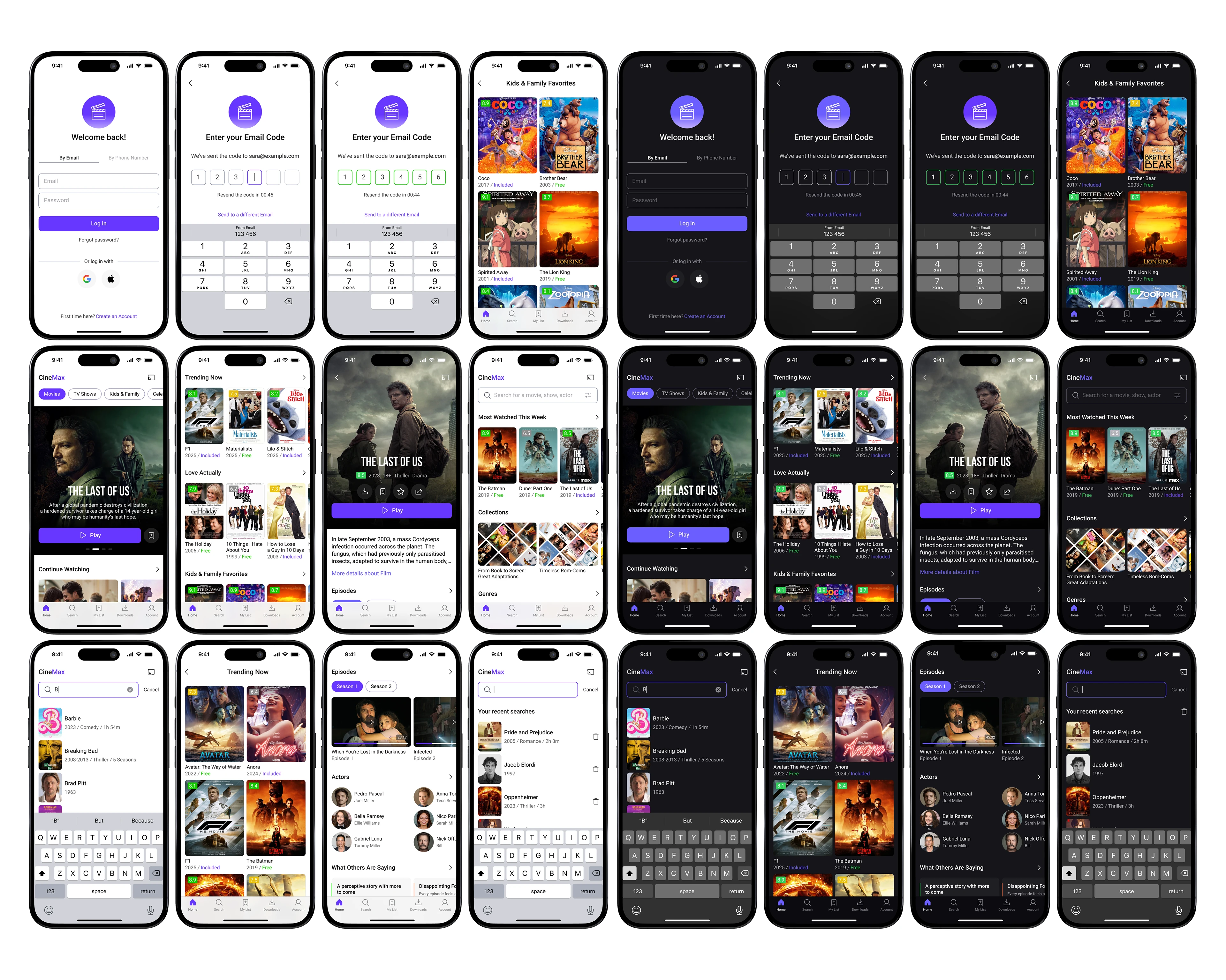 Streaming App — CineMax / Mobile App — Изображение №10 — Интерфейсы на Dprofile