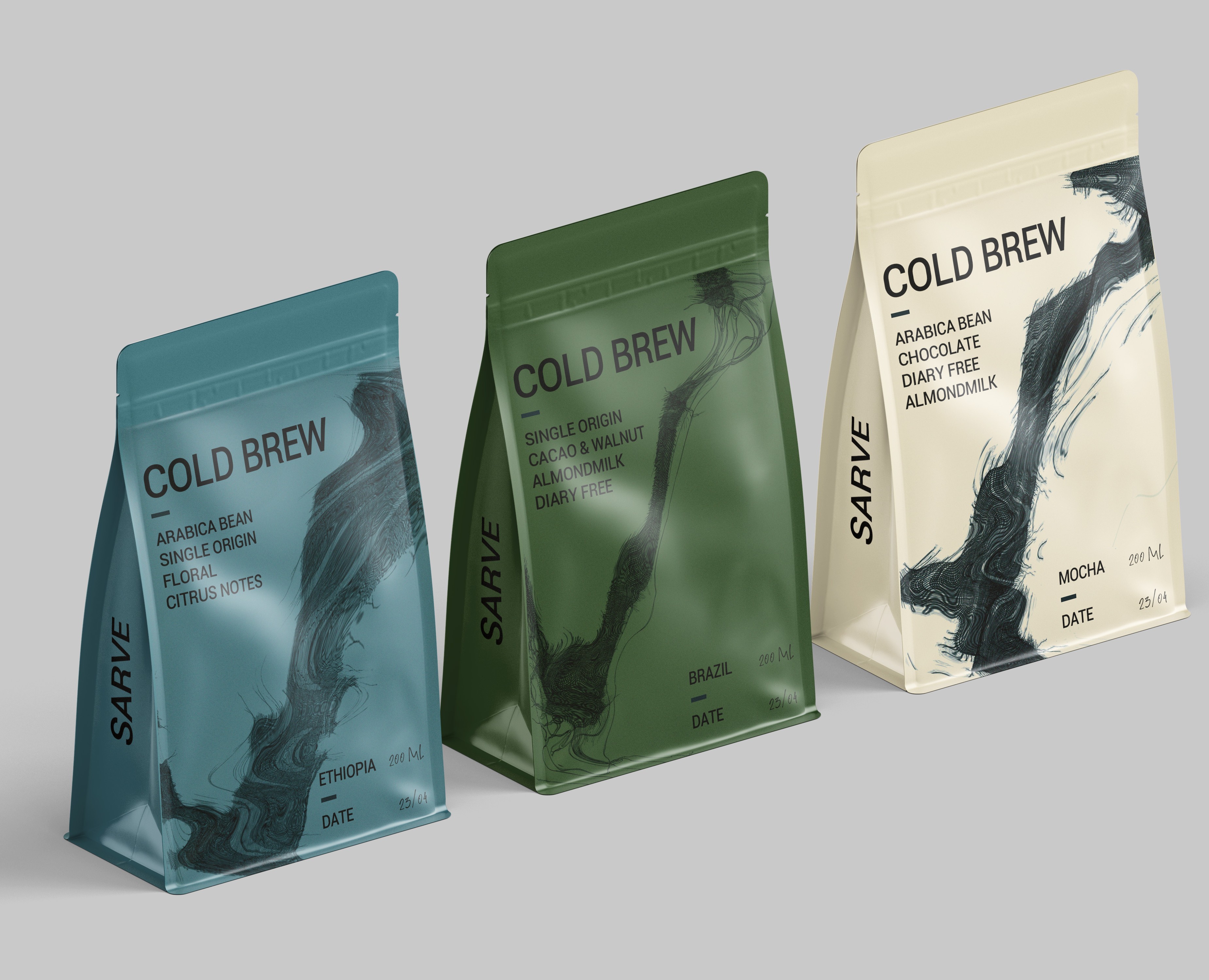 Branding «SARVE» coffe на Dprofile
