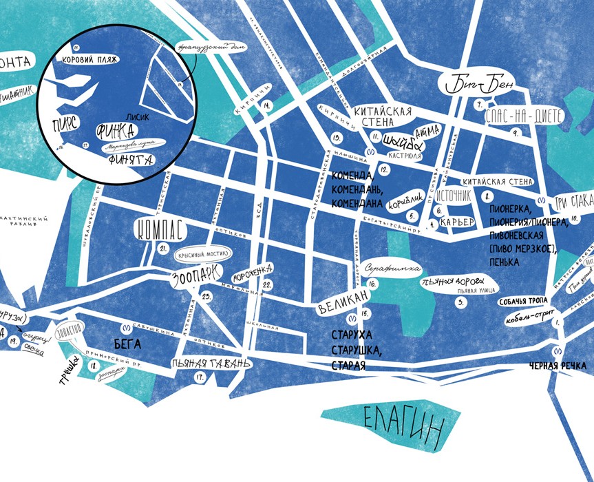 спецпроект «Топонимы Приморского» — Иллюстрация, Графика на Dprofile