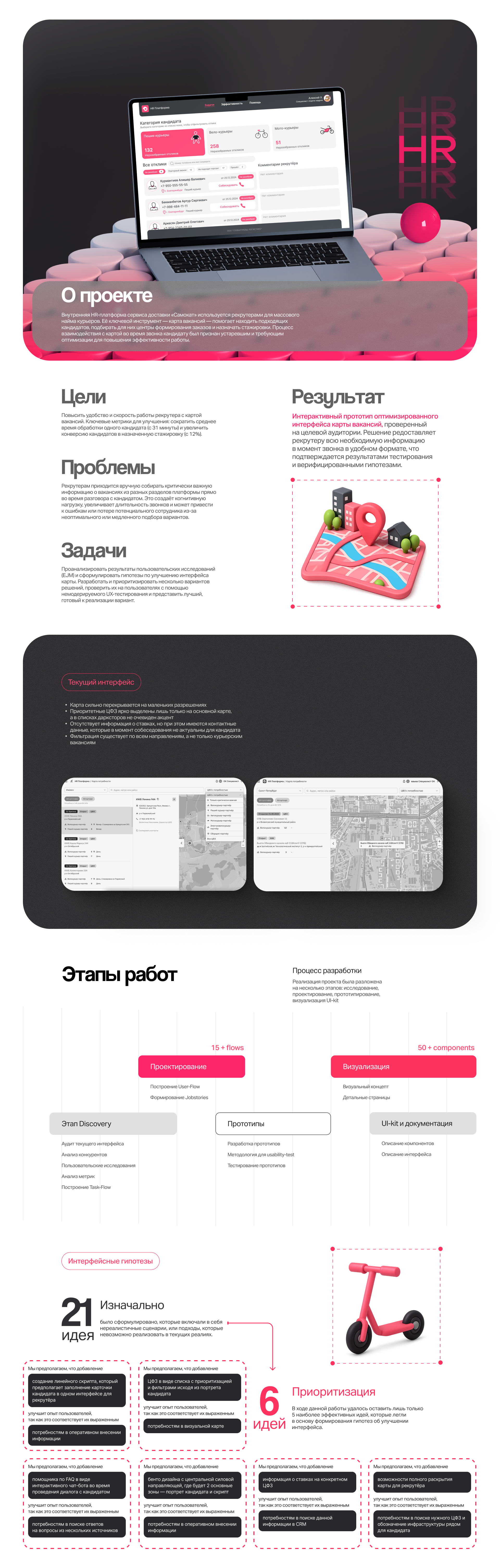 Обновление HR-платформы самокат — Изображение №1 — Интерфейсы на Dprofile