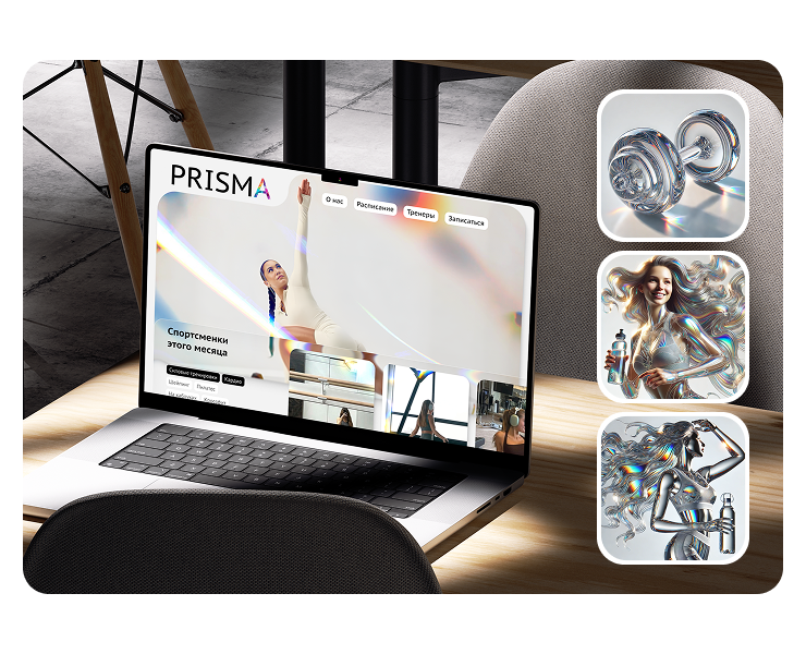 UX/UI фитнес-студии для девушек  | Веб дизайн на Dprofile