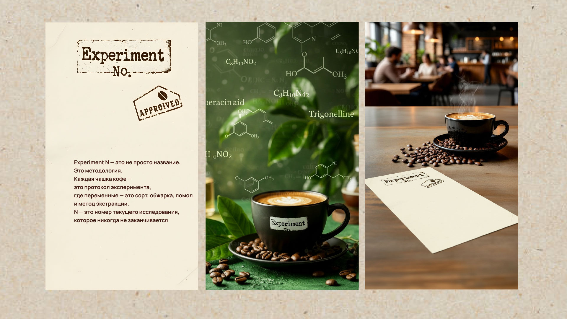 Создание айдентики для крафтовой кофейни — Изображение №4 — Брендинг на Dprofile