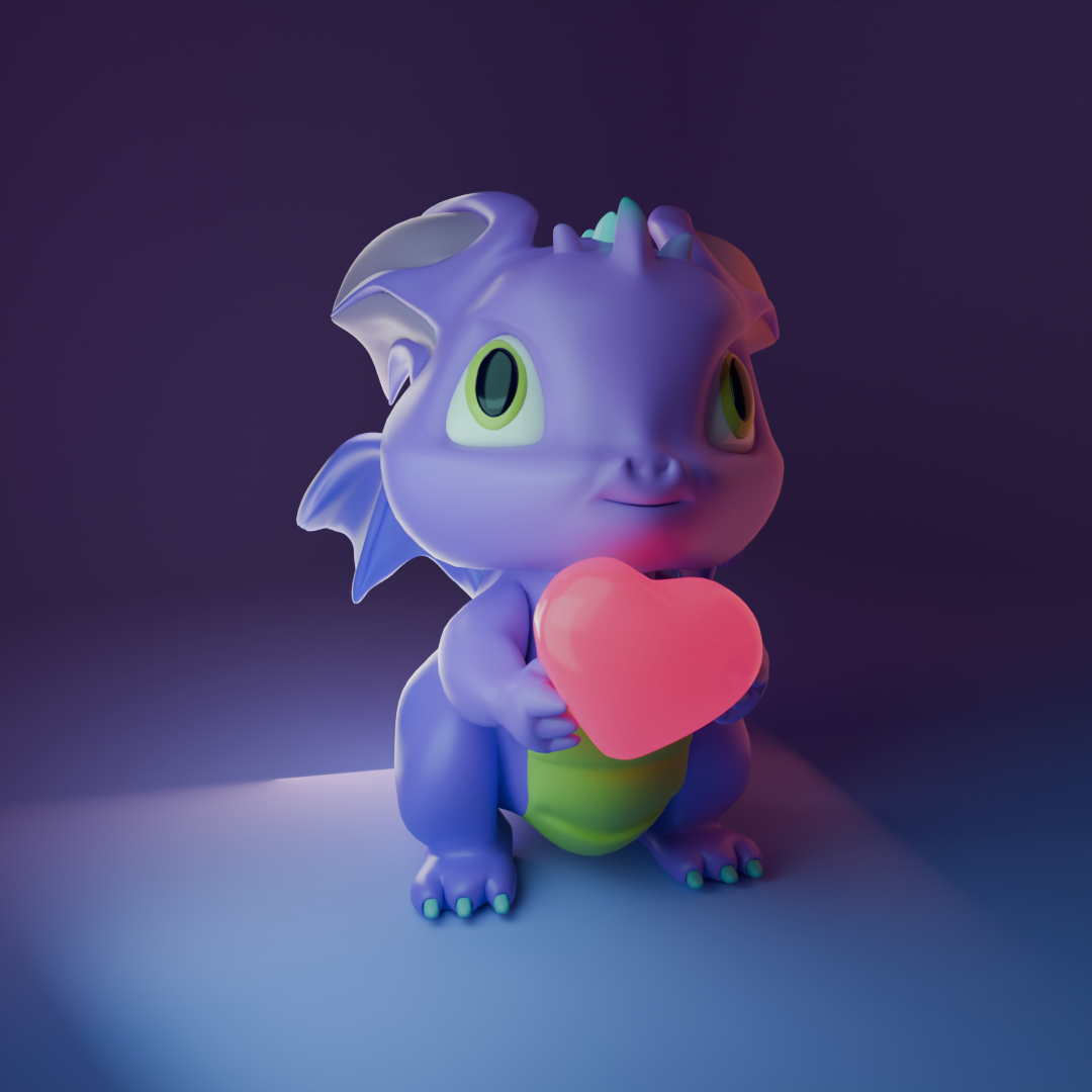 3D модель. Малышка Рози — Изображение №5 — Иллюстрация, 3D на Dprofile