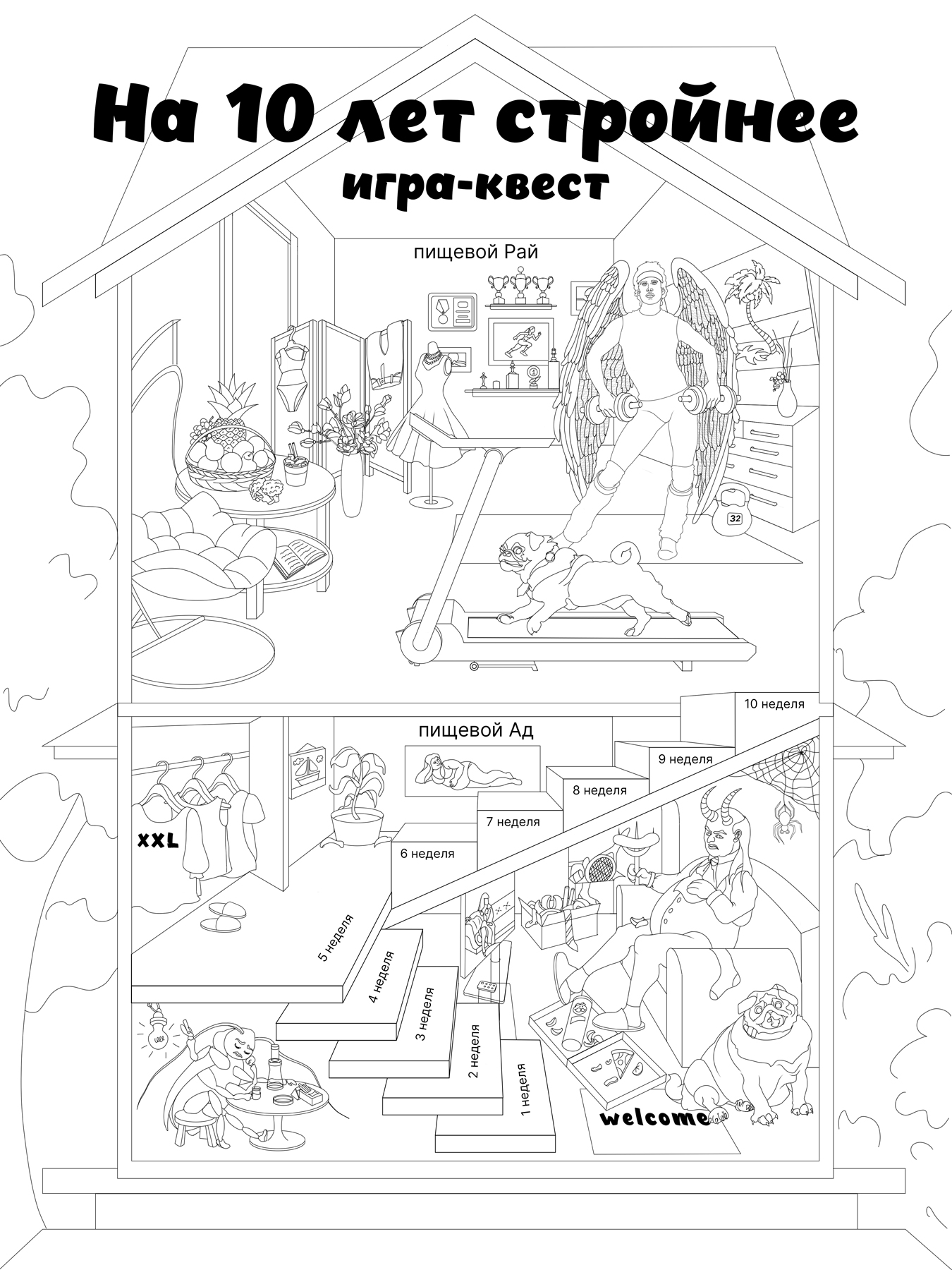 Карта для квест-игры / map for the quest game — Изображение №2 — Интерфейсы, Иллюстрация на Dprofile