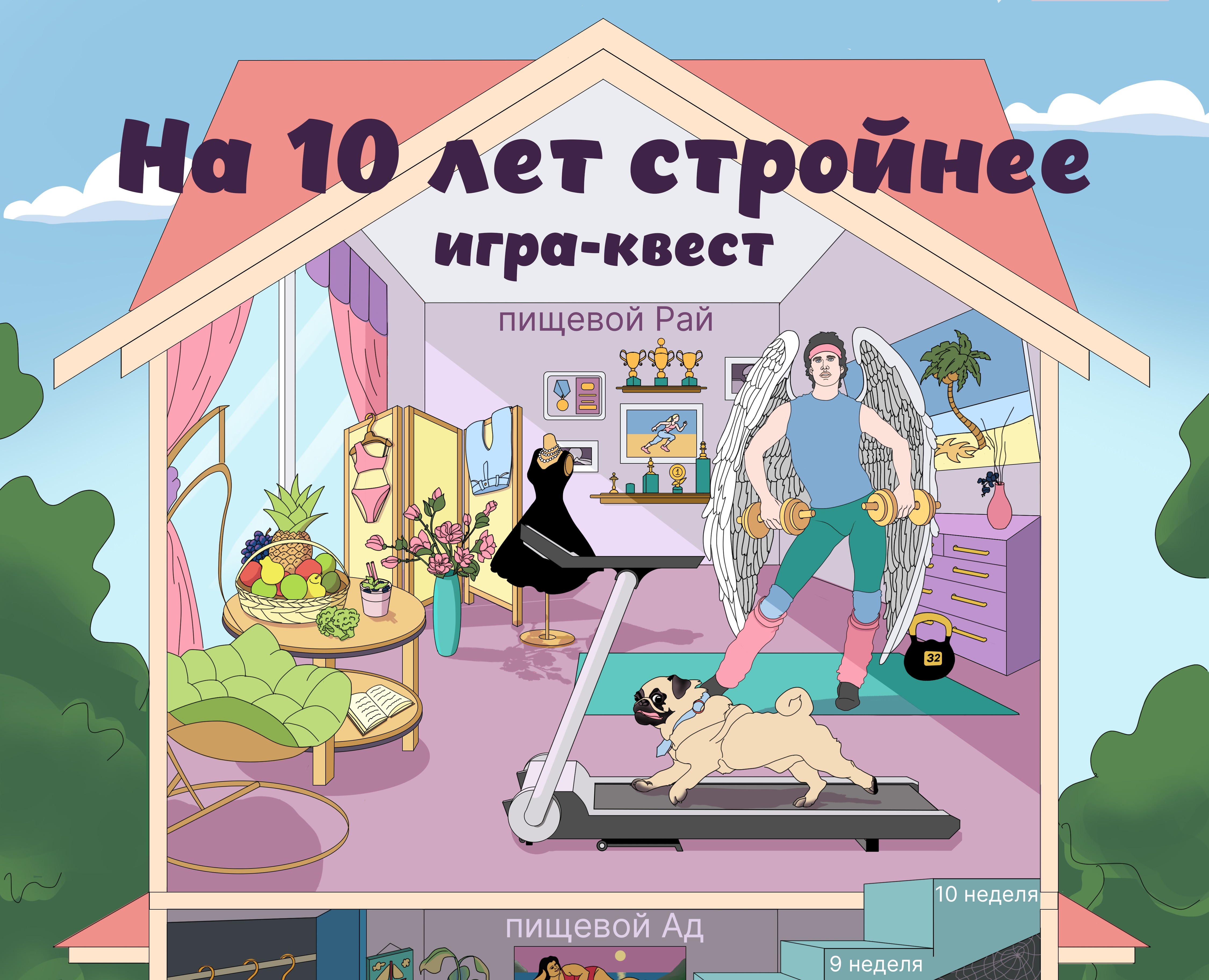 карта для квест-игры — Интерфейсы, Иллюстрация на Dprofile