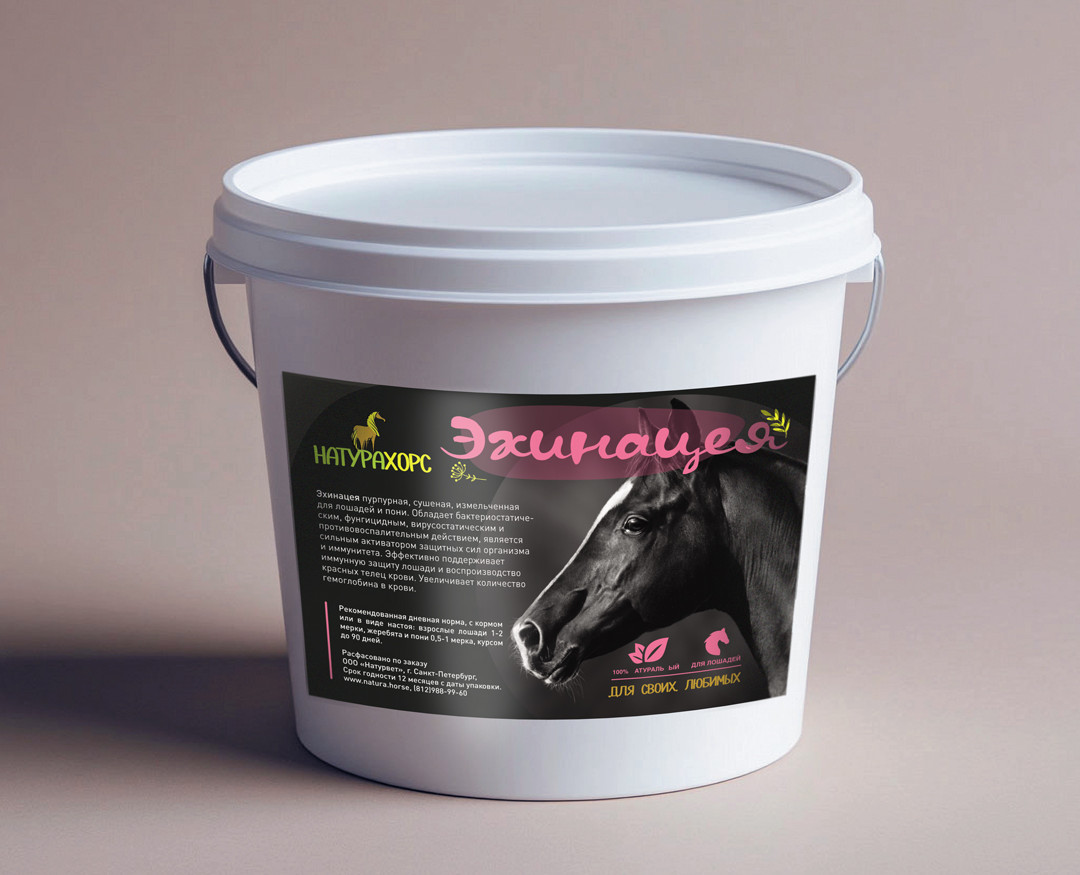 Экикетка корма для лошадей на Dprofile