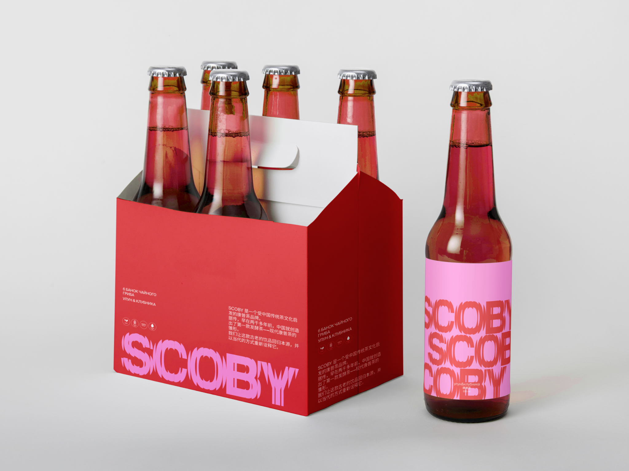 Упаковка для бренда SCOBY — Изображение №8 — Брендинг, Графика на Dprofile