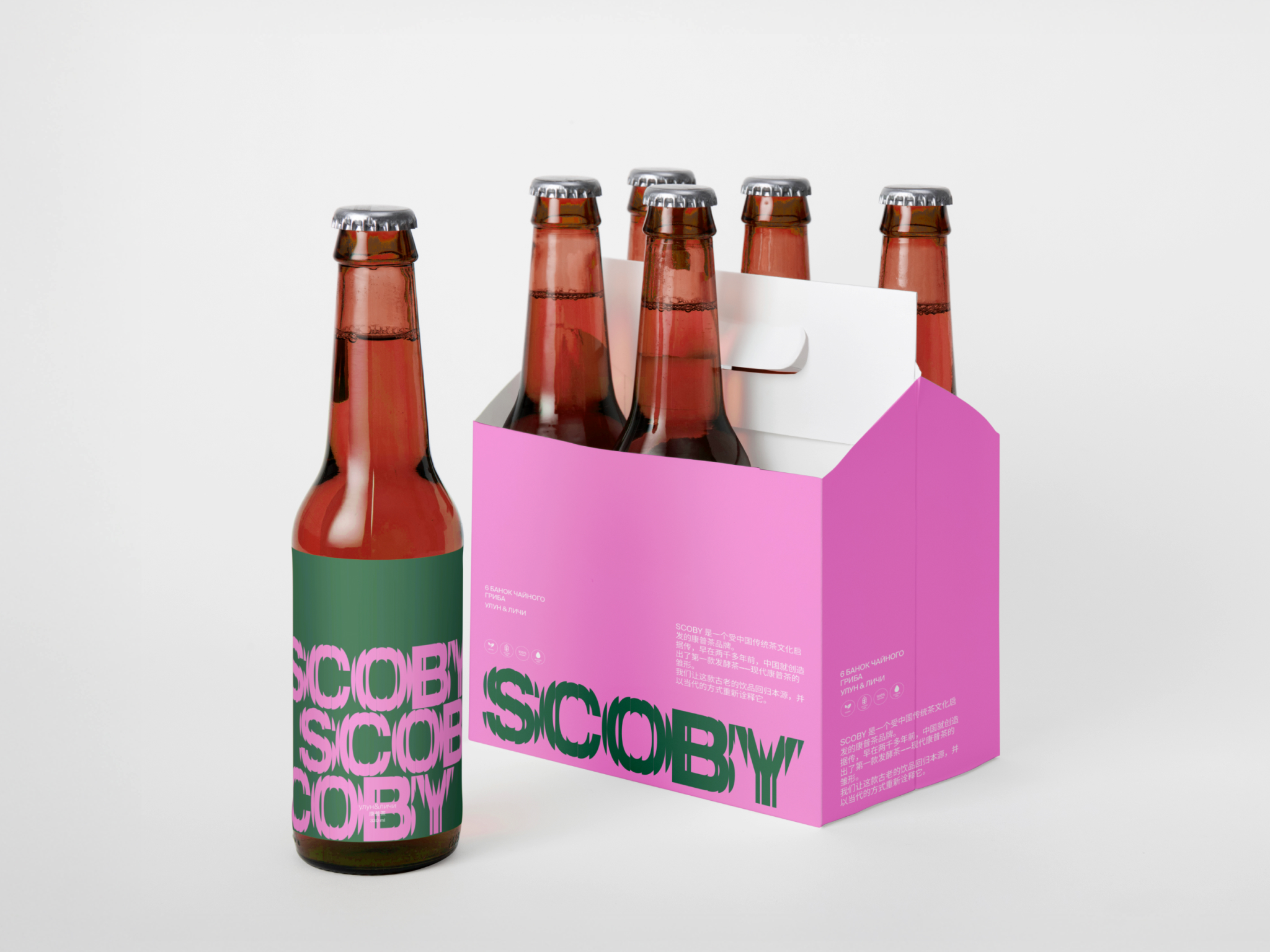 Упаковка для бренда SCOBY — Изображение №10 — Брендинг, Графика на Dprofile