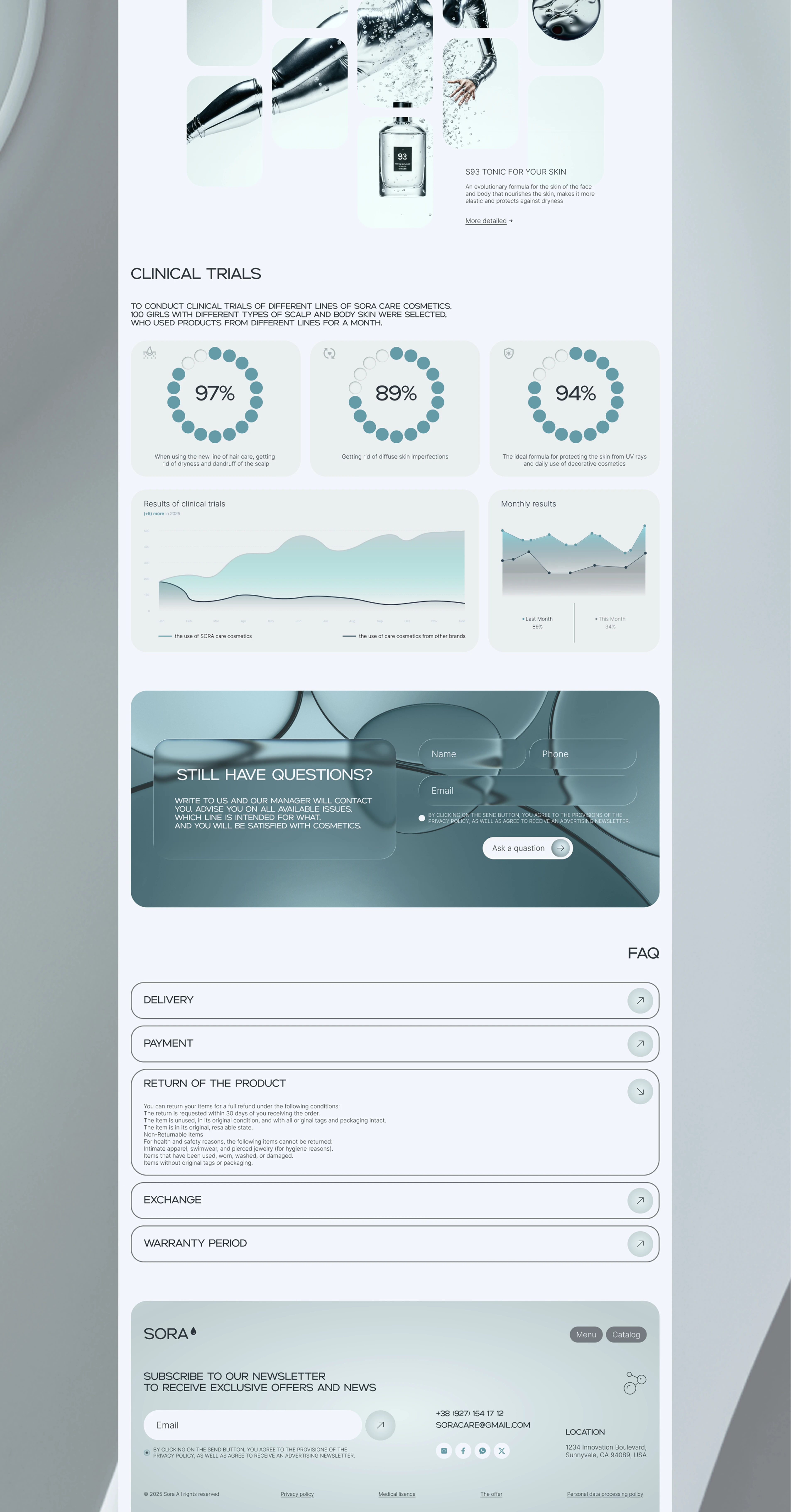 SORA|E-COMMERCE WEBSITE CONCEPT — Изображение №4 — Интерфейсы, Брендинг на Dprofile