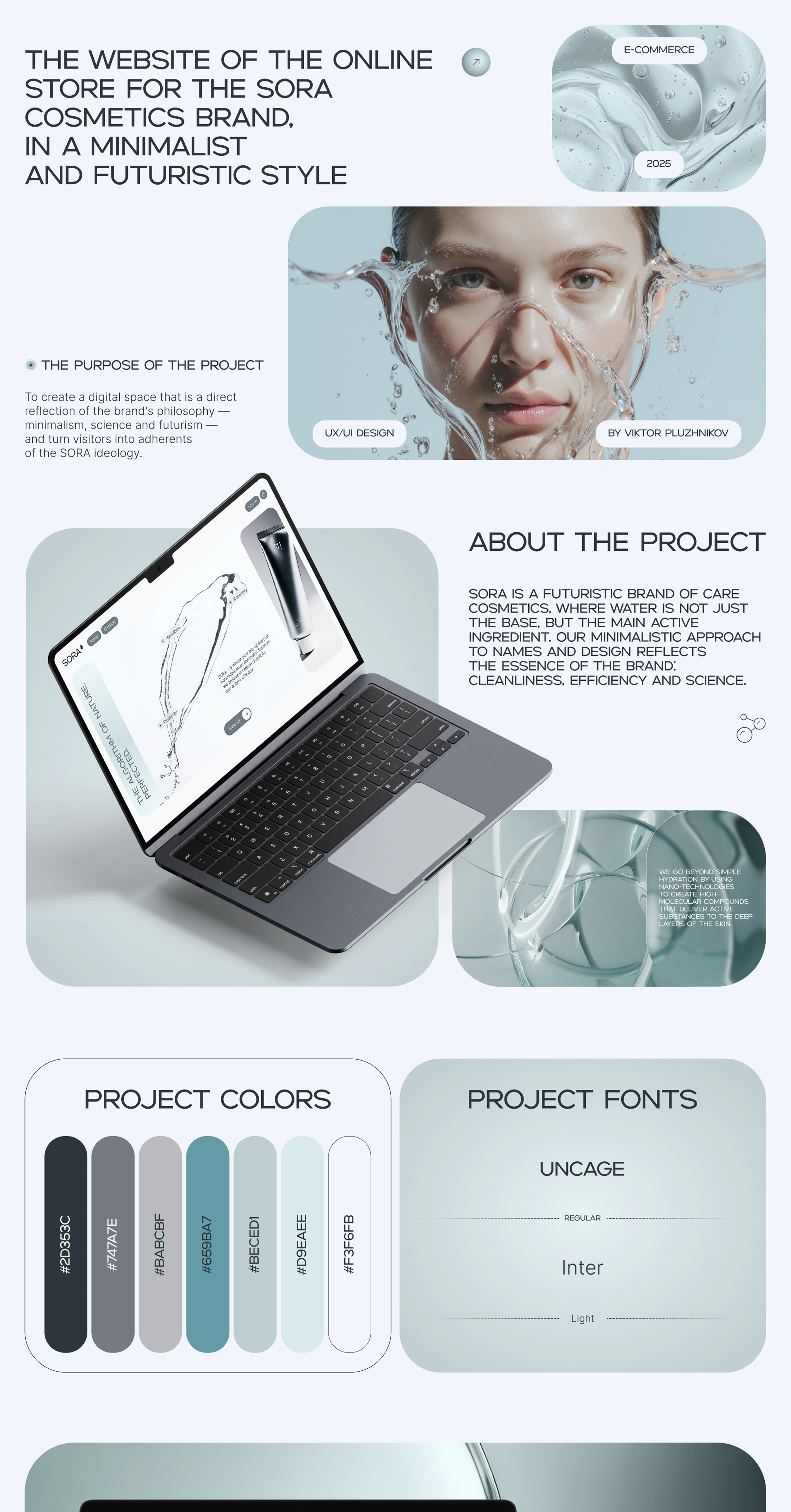 SORA|E-COMMERCE WEBSITE CONCEPT — Изображение №1 — Интерфейсы, Брендинг на Dprofile