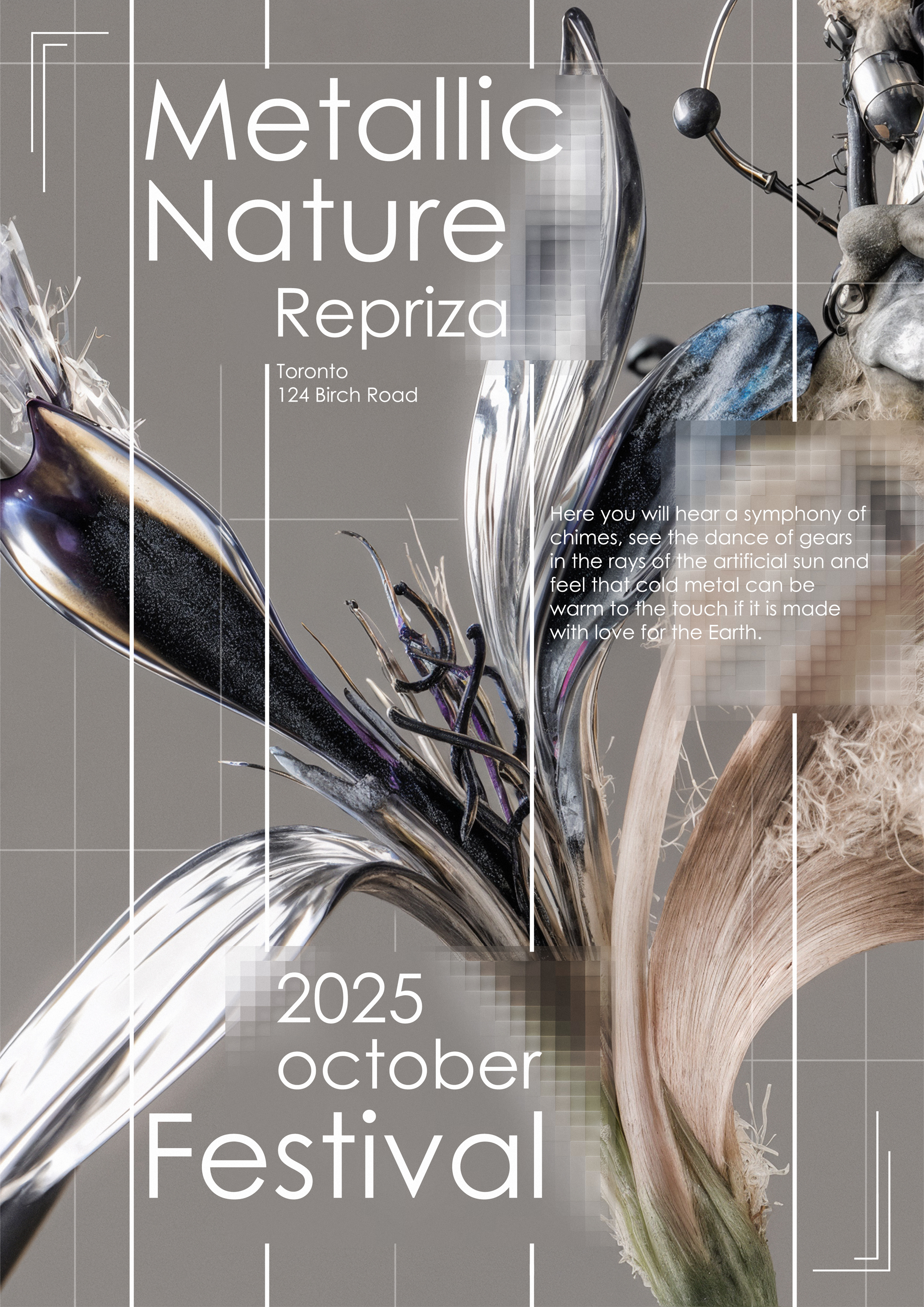 Плакат фестиваля "Металлическая природа" — Изображение №2 — Графика, Маркетинг на Dprofile